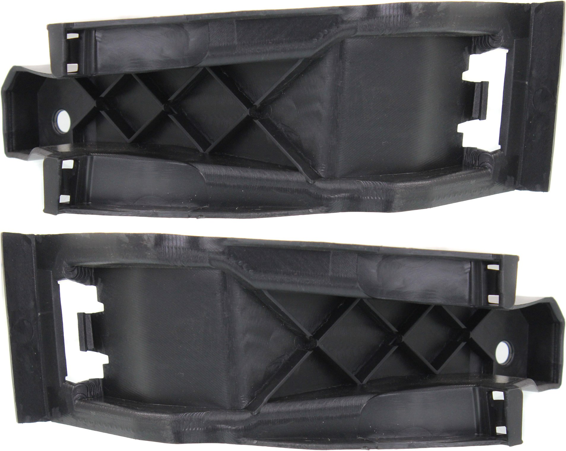 Rear Bumper Bracket Pair/Set for 2012-2015 Mercedes-Benz C-Class Coupe/Sedan, Sport Package Compatible, Right (Passenger) and Left (Driver) Side, Plastic Replacement