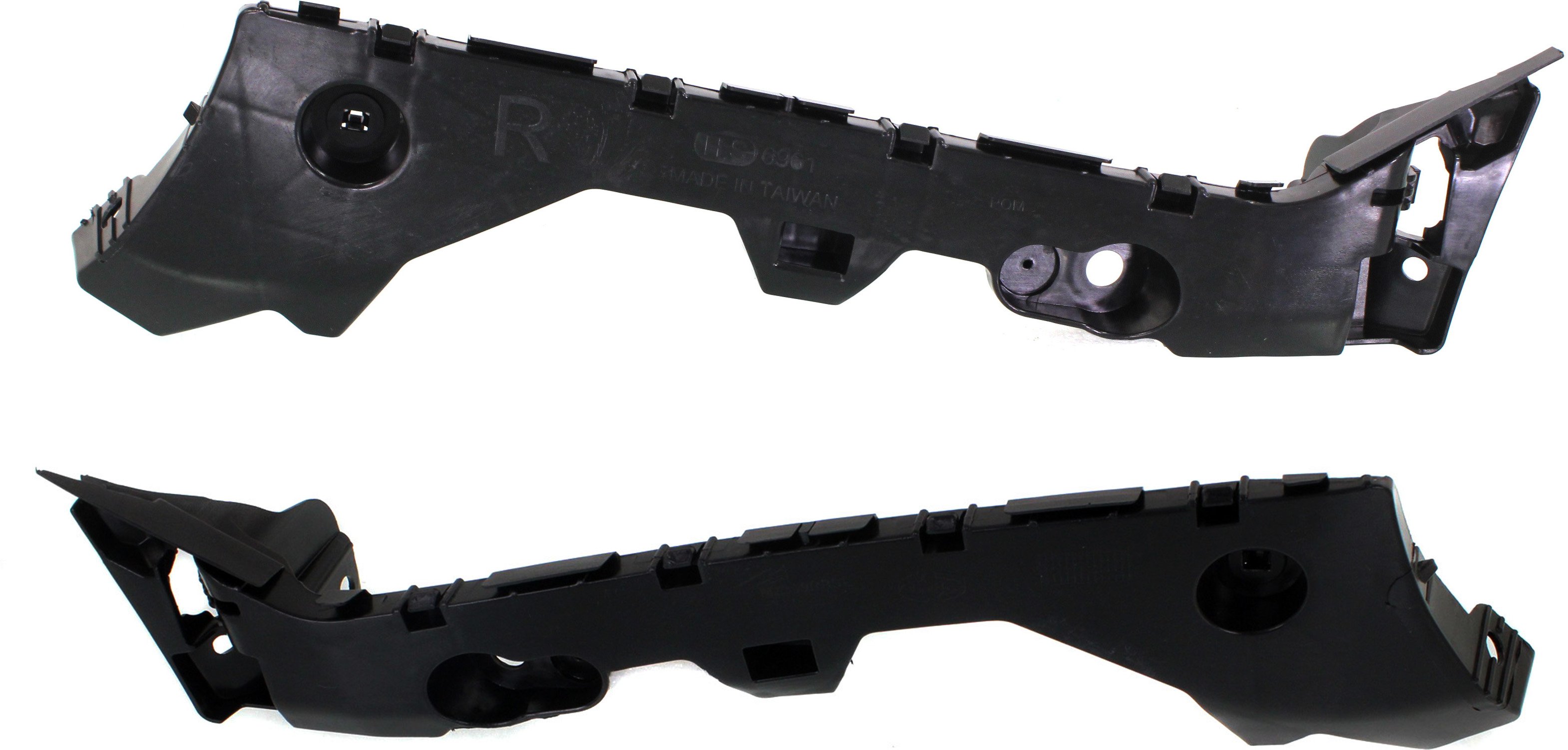 Rear Bumper Retainer Pair/Set for Mazda Mazda 3 2010-2013, Right (Passenger) and Left (Driver) Replacement