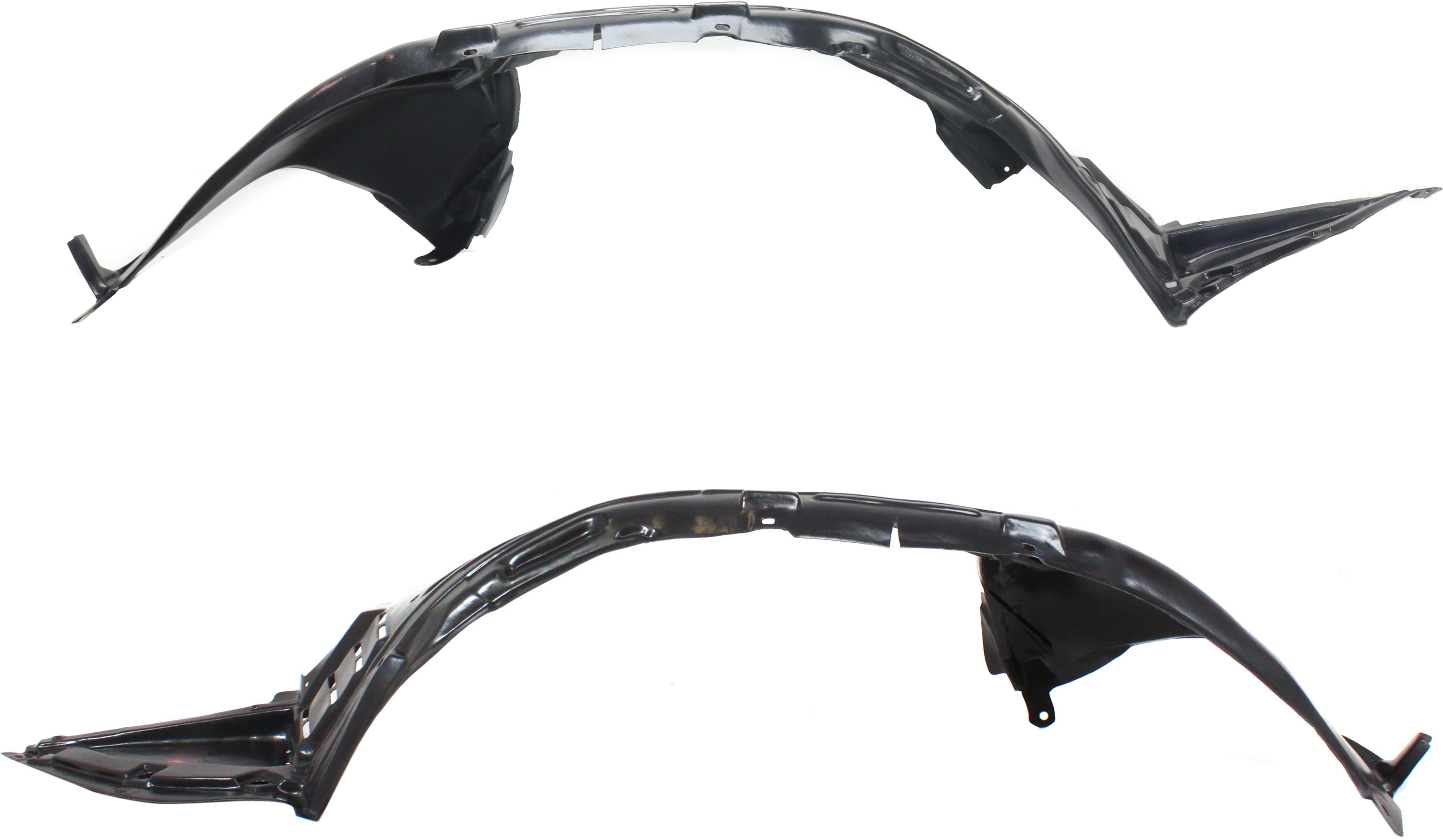 Front Fender Liner Pair/Set for Nissan Maxima 2009-2014, Right (Passenger) and Left (Driver) Replacement