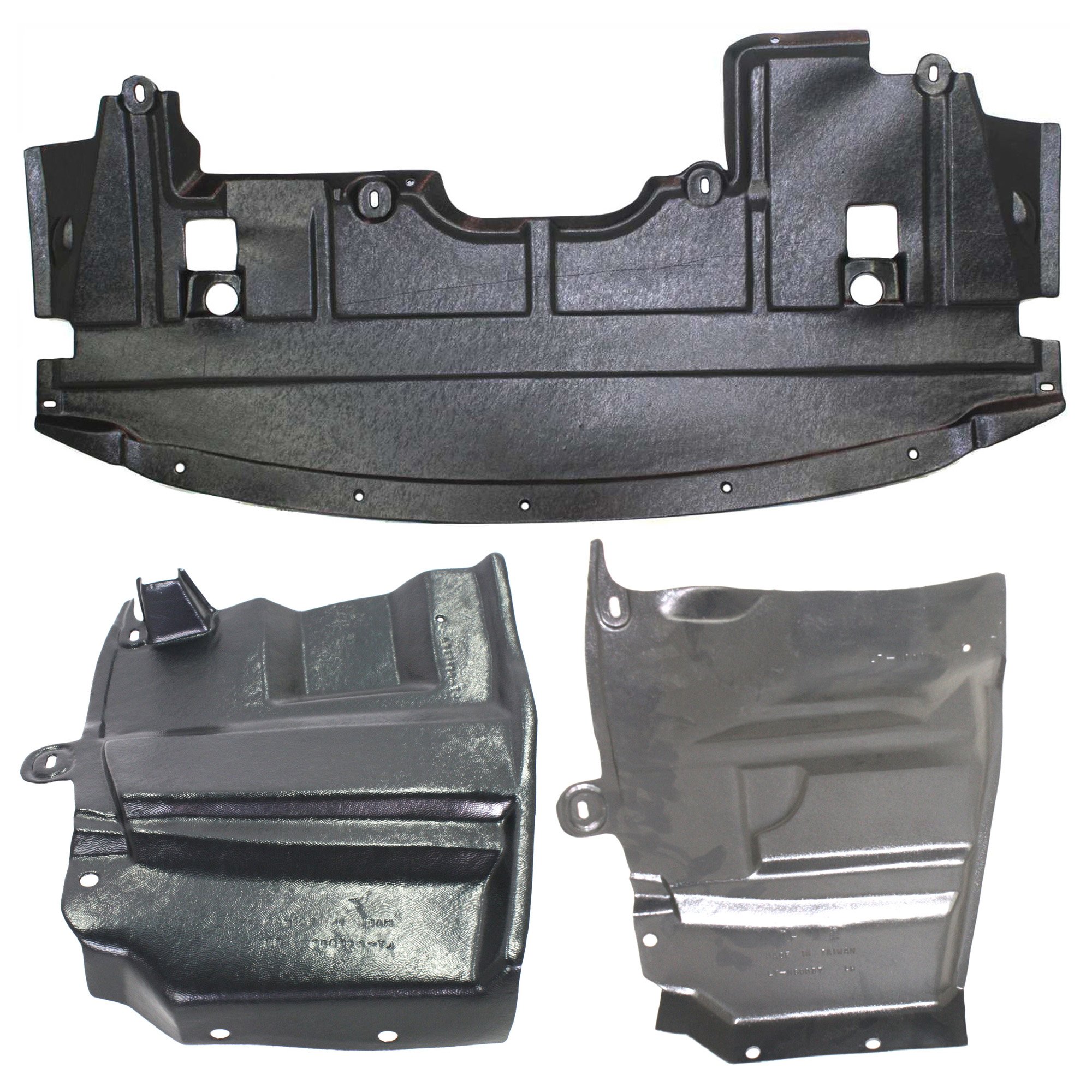 Engine Splash Shield Set for 2007-2010 Nissan Altima, Durable Replacement Part