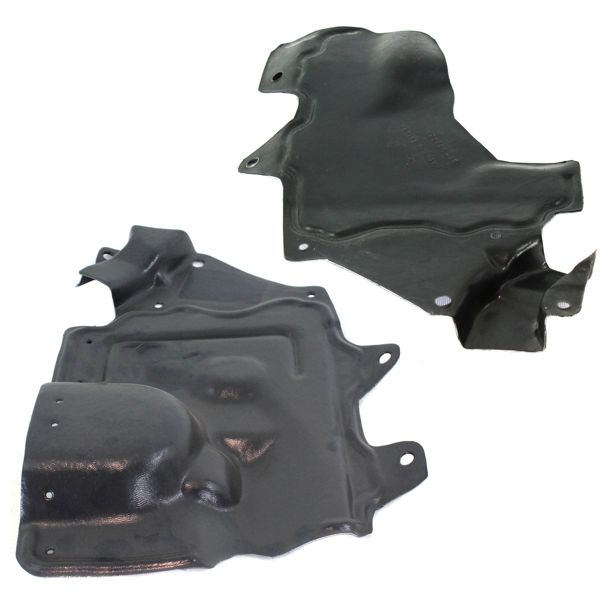 Engine Splash Shield Under Cover Pair/Set for Nissan Sentra 2007-2012, Right (Passenger) and Left (Driver) Side, Replacement
