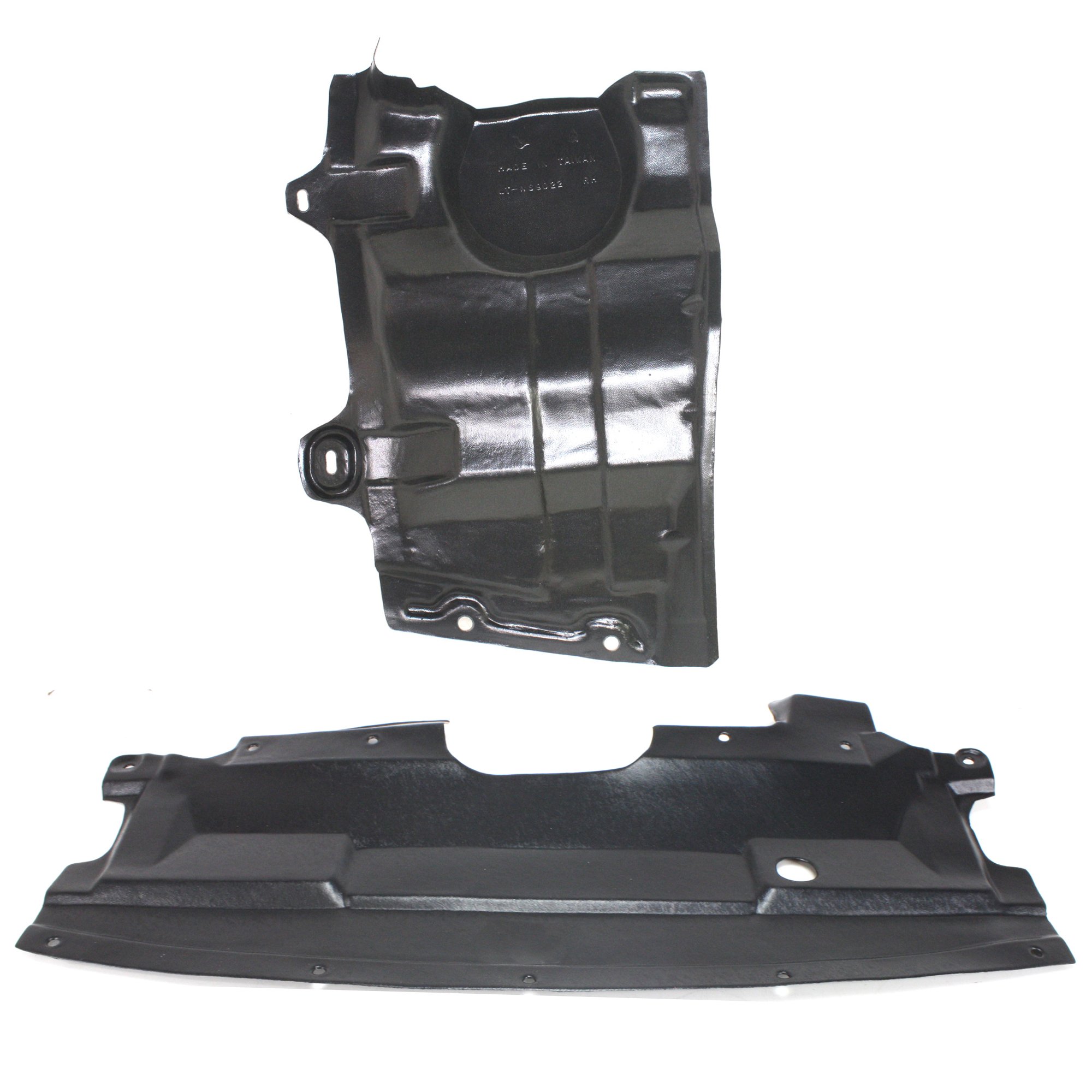 Engine Splash Shield Set for Nissan Altima 2002-2006 and Maxima 2004-2008, Replacement Set