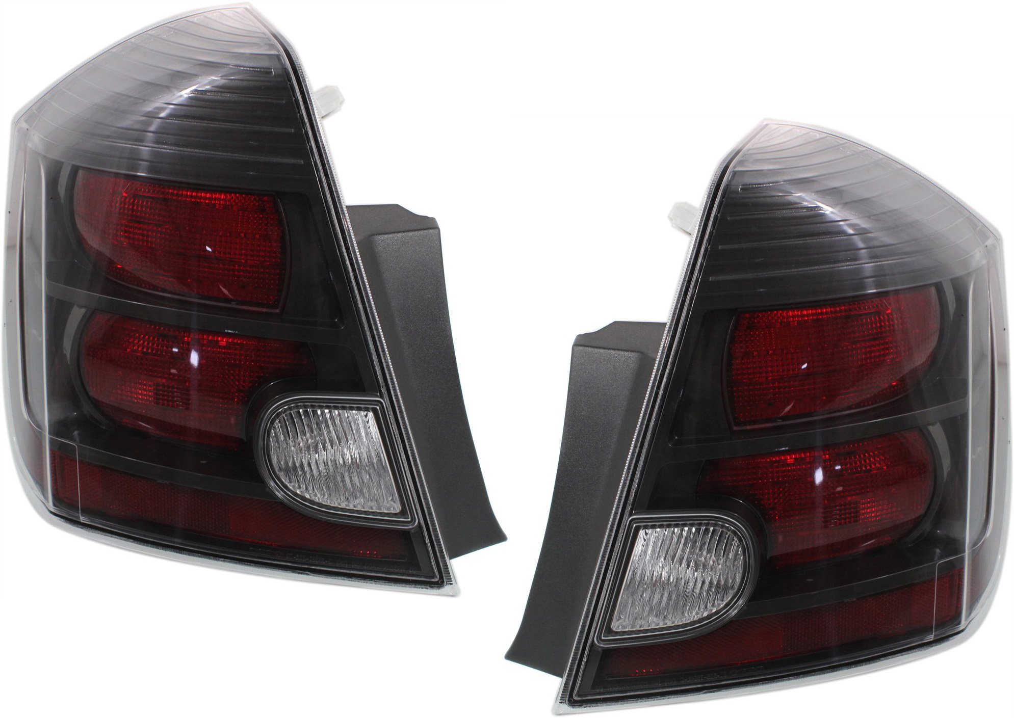 Tail Light Assembly for 2010-2012 Nissan Sentra, Halogen, Right (Passenger) and Left (Driver), Pair/Set of 2 Replacement