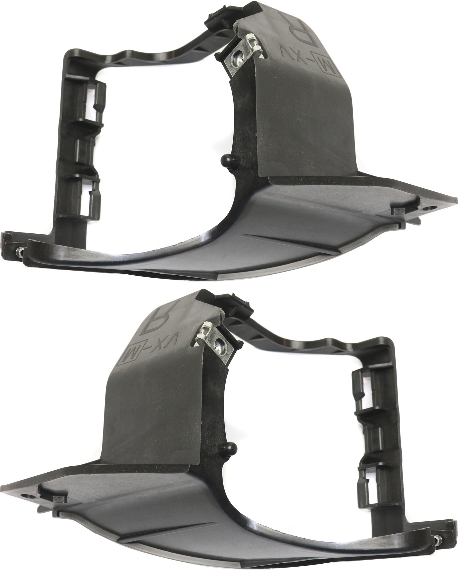 Fog Light Bracket Pair/Set for Subaru XV Crosstrek 2013-2016, Right (Passenger) and Left (Driver), Plastic, Fits 2014-2016 Hybrid Model, Replacement