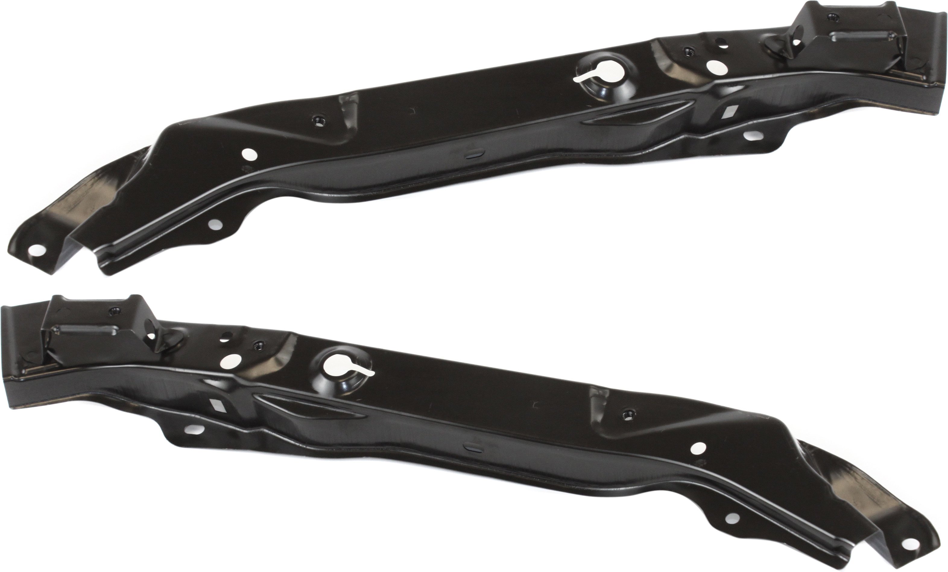 Upper Radiator Support Tie Bar Pair/Set for Suzuki SX4 2007-2013, Right (Passenger) and Left (Driver), Steel Replacement