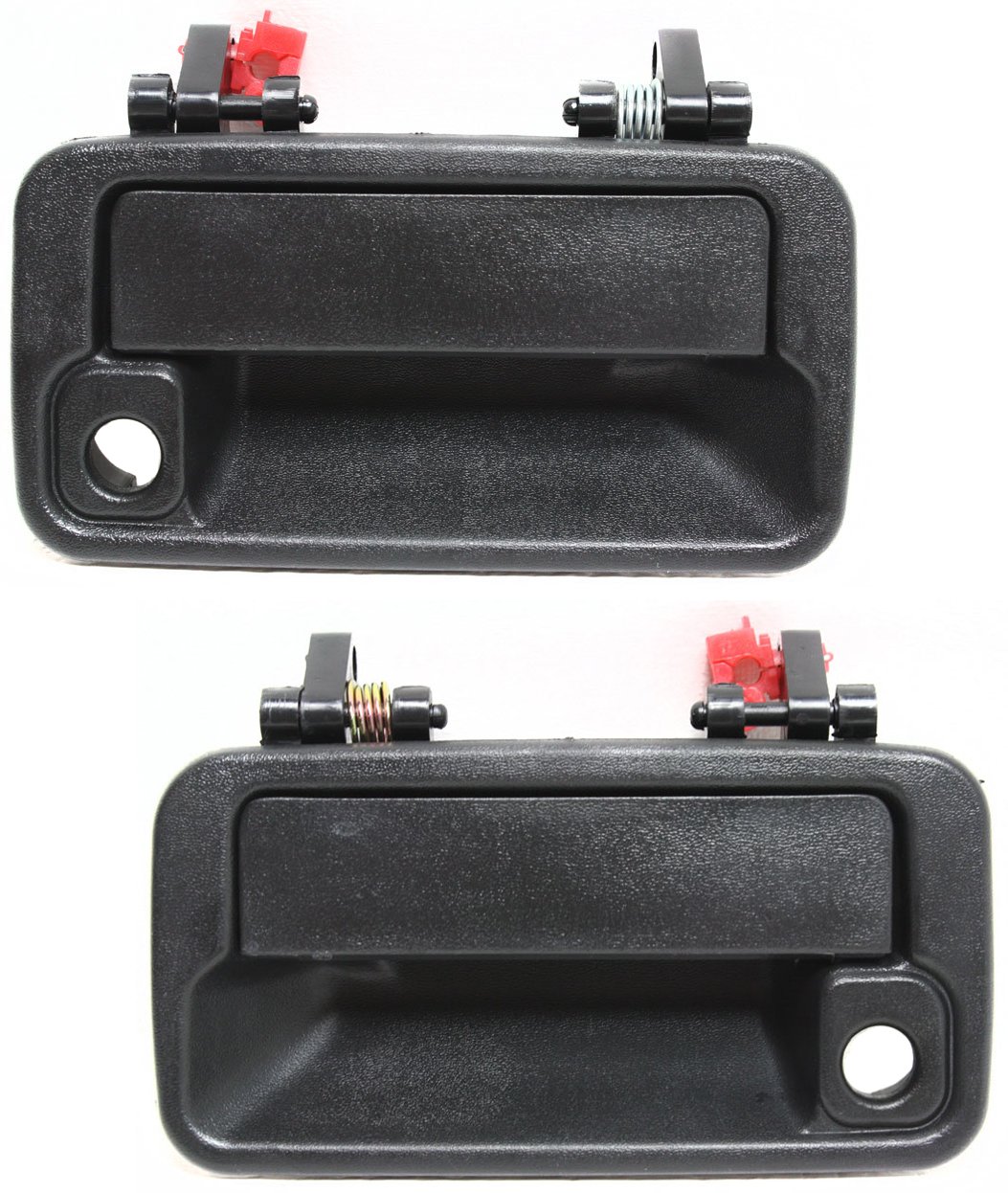 Front Exterior Door Handle Pair/Set for Tracker 1989-1997, Sunrunner 1994-1997, Right (Passenger), Textured Black, 2-Door Model Replacement