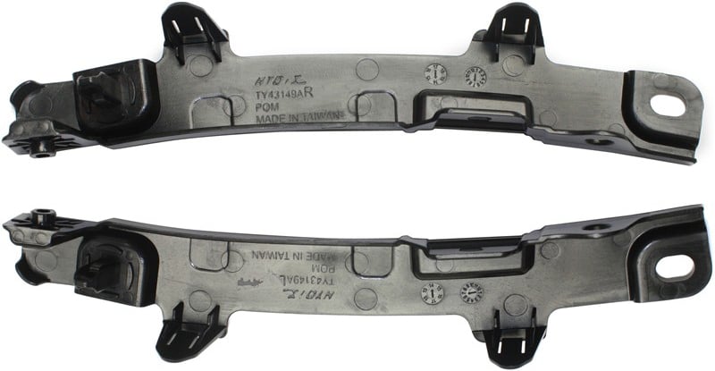 Pair/Set - Front Bumper Retainer for Toyota Highlander 2014-2019, Right (Passenger) and Left (Driver) Cover Retainer, Plastic Replacement Set