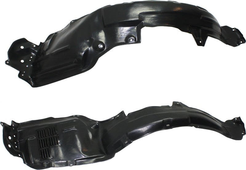 Front Fender Liner Pair/Set for 2013-2018 Toyota RAV4, Right (Passenger) and Left (Driver), without Styrofoam and Metal Replacement