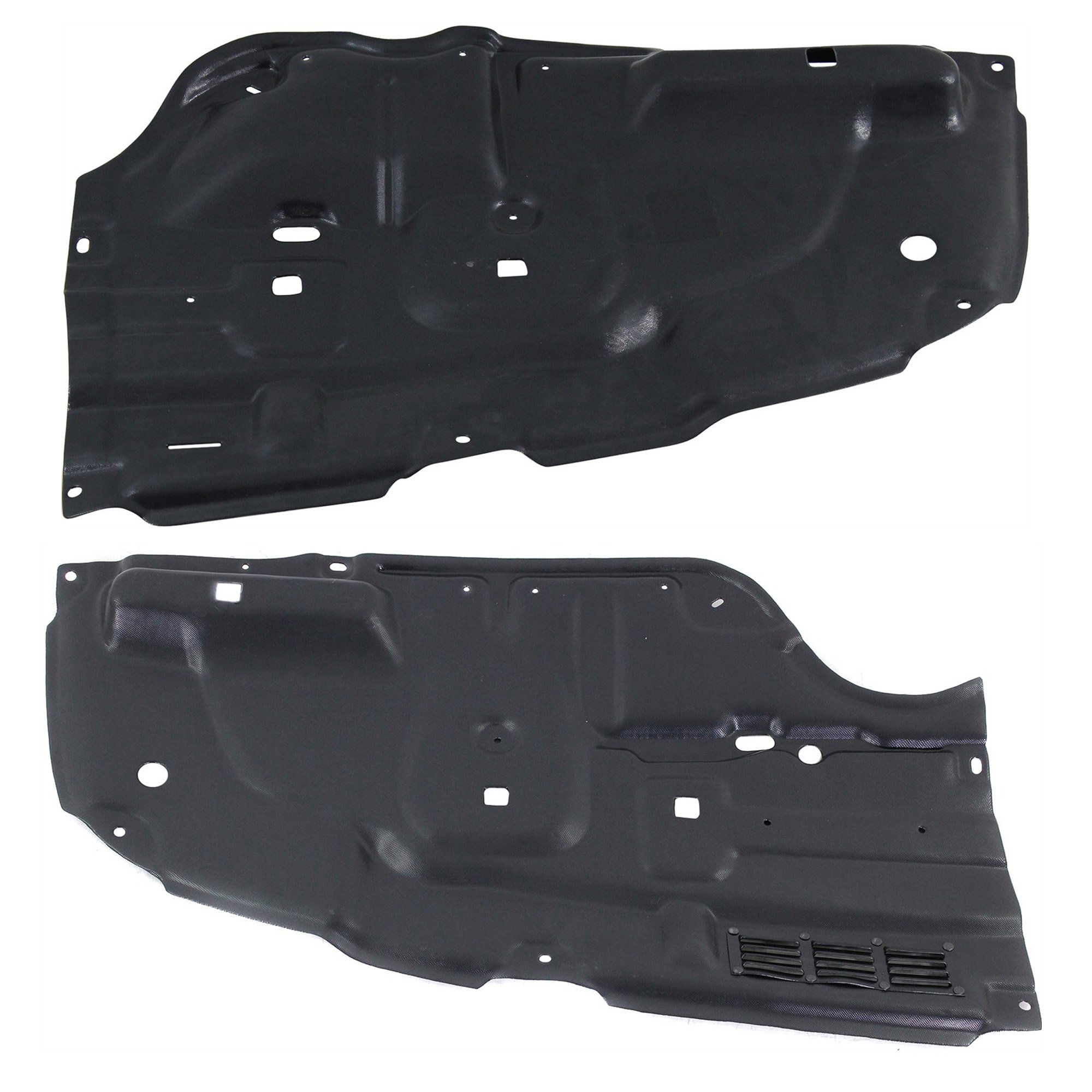 Engine Splash Shield Pair/Set for 2011-2012 Toyota Avalon, Right (Passenger) and Left (Driver) Under Cover, Replacement