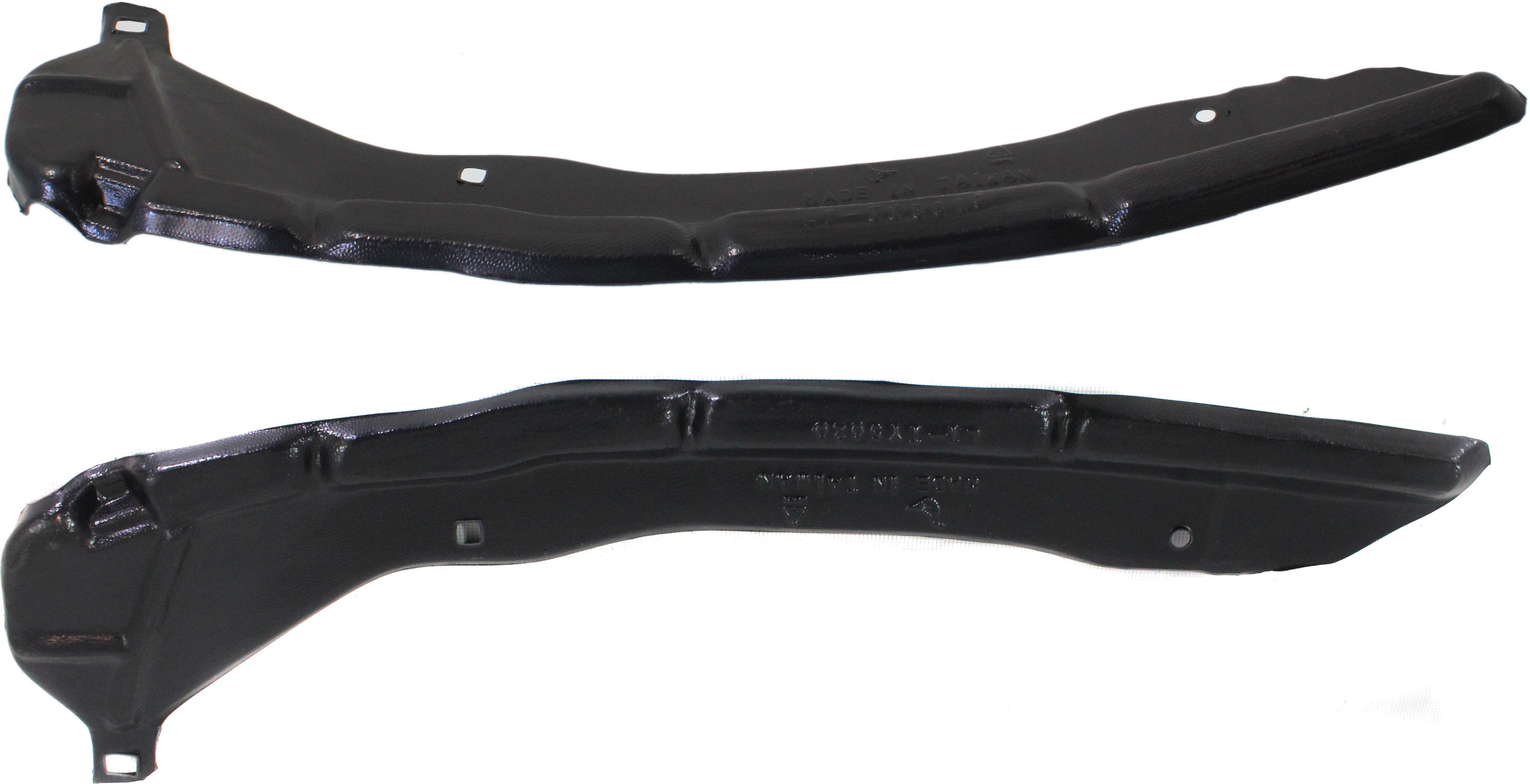 Pair/Set - Rear Bumper Cover Support for 2003-2008 Toyota Corolla, Right (Passenger) and Left (Driver), Bumper Side Seal, Plastic, Replacement Set