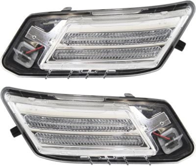 Park Light Assembly Pair/Set for Volvo XC60 2010-2013, Right (Passenger) and Left (Driver), Replacement