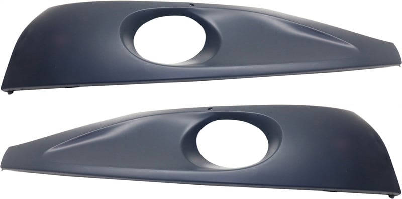 Front Fog Light Molding Pair/Set for Volkswagen Touareg 2011-2014, Right (Passenger) and Left (Driver), Paint to Match, without Adaptive Speed Control, Replacement