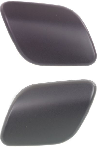 Headlight Washer Cover Pair/Set for 2010-2013 Volvo XC60, Right (Passenger) and Left (Driver), Primed (Ready to Paint) Replacement