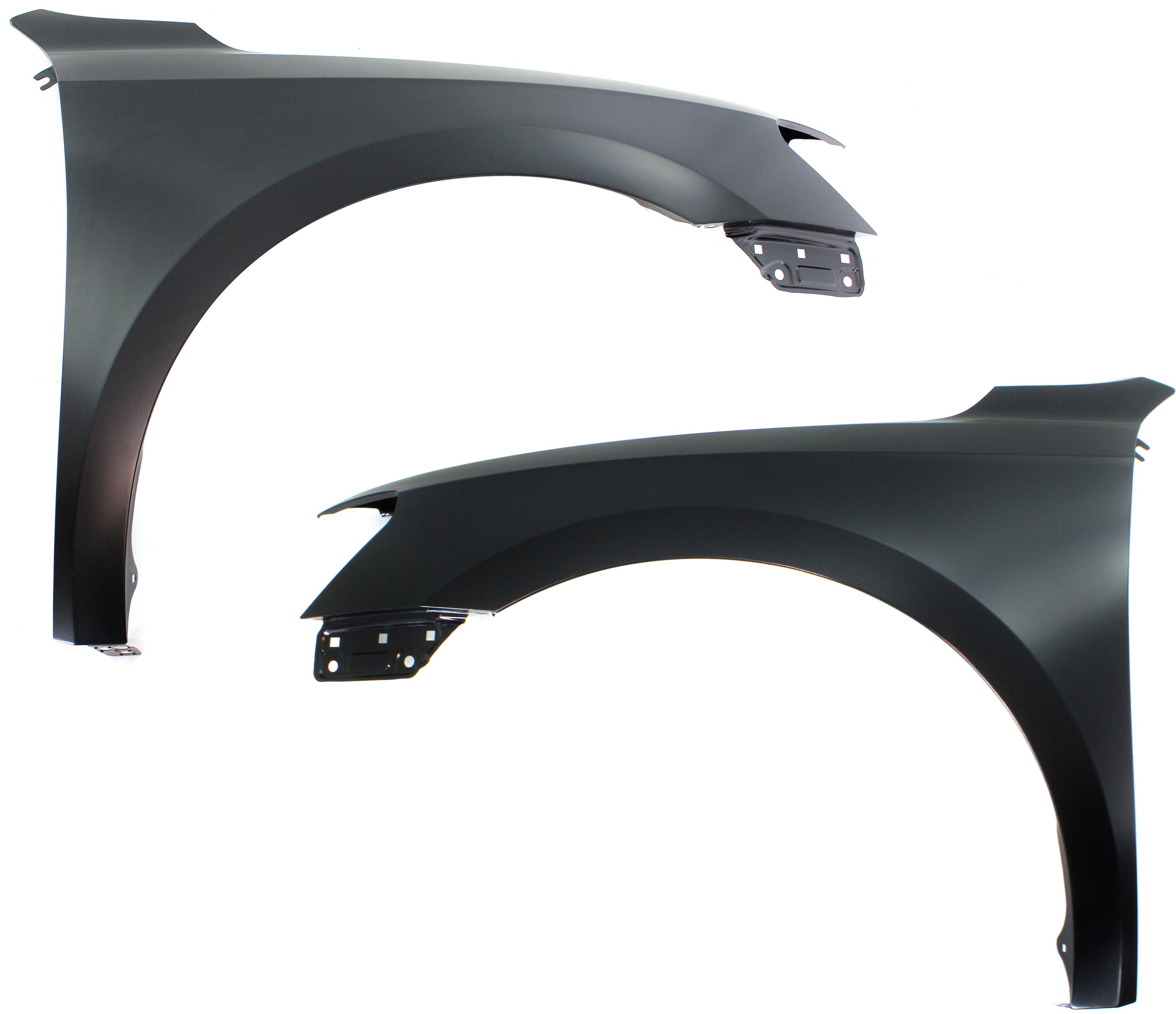 Front Fender Pair/Set for 2012-2015 Volkswagen Passat, Right (Passenger) and Left (Driver), Primed (Ready to Paint), Replacement