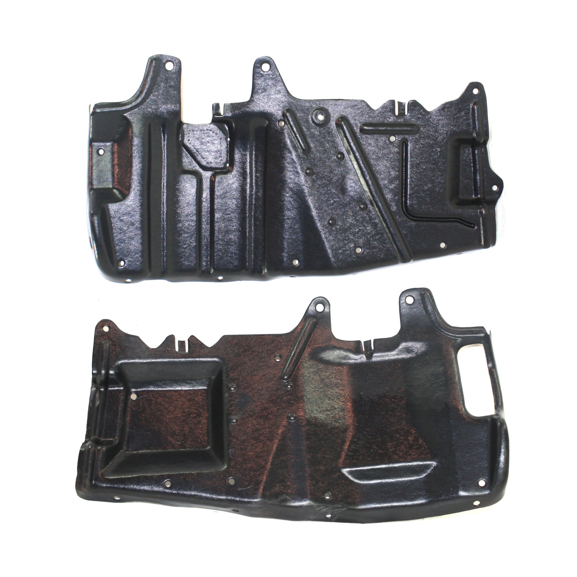Engine Splash Shield Under Cover Pair/Set for 2000-2004 Volvo S40/V40, Right (Passenger) and Left (Driver) Side, Replacement