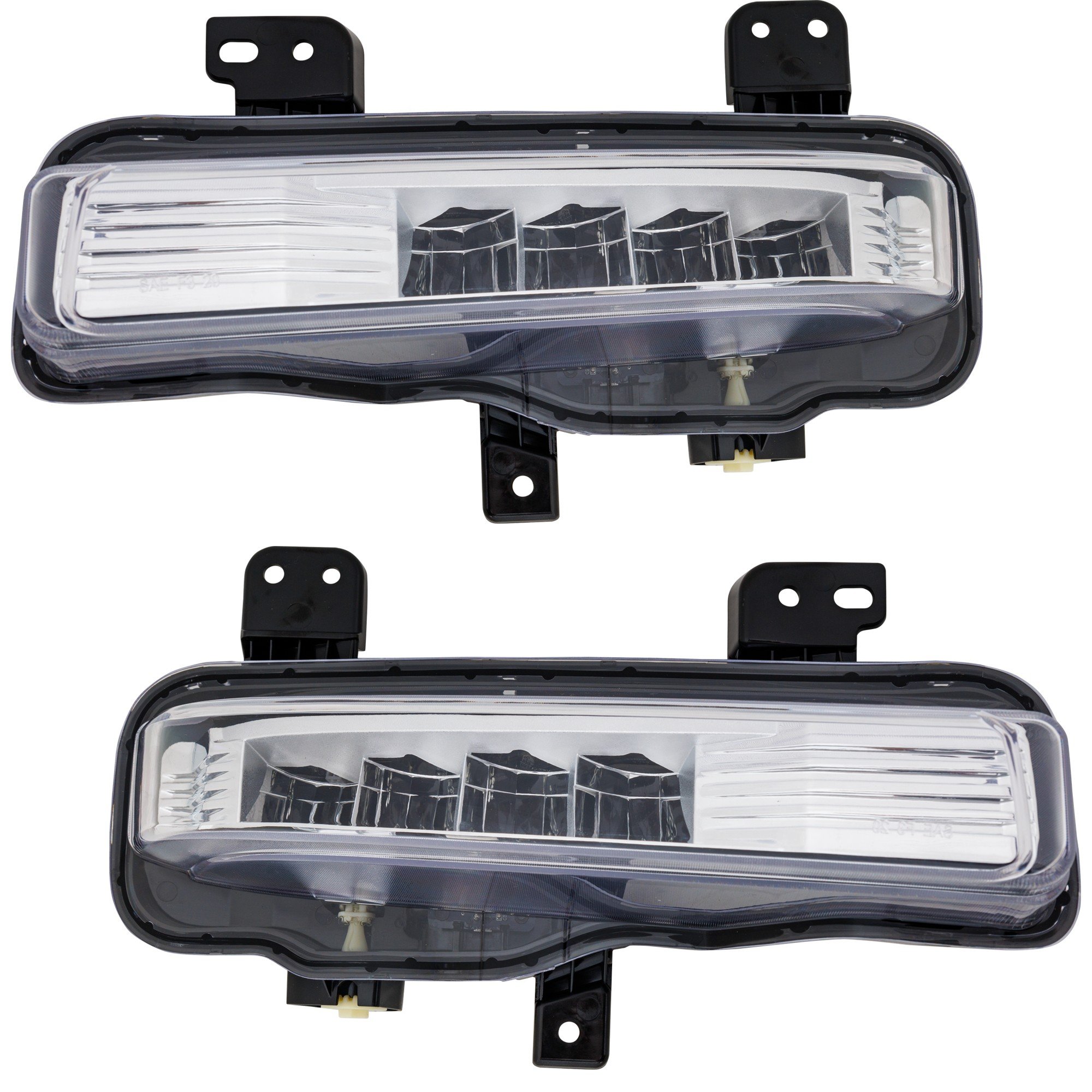Front Fog Light Assembly Pair/Set for 2020-2022 Explorer, LED, Right (Passenger) and Left (Driver), Replacement