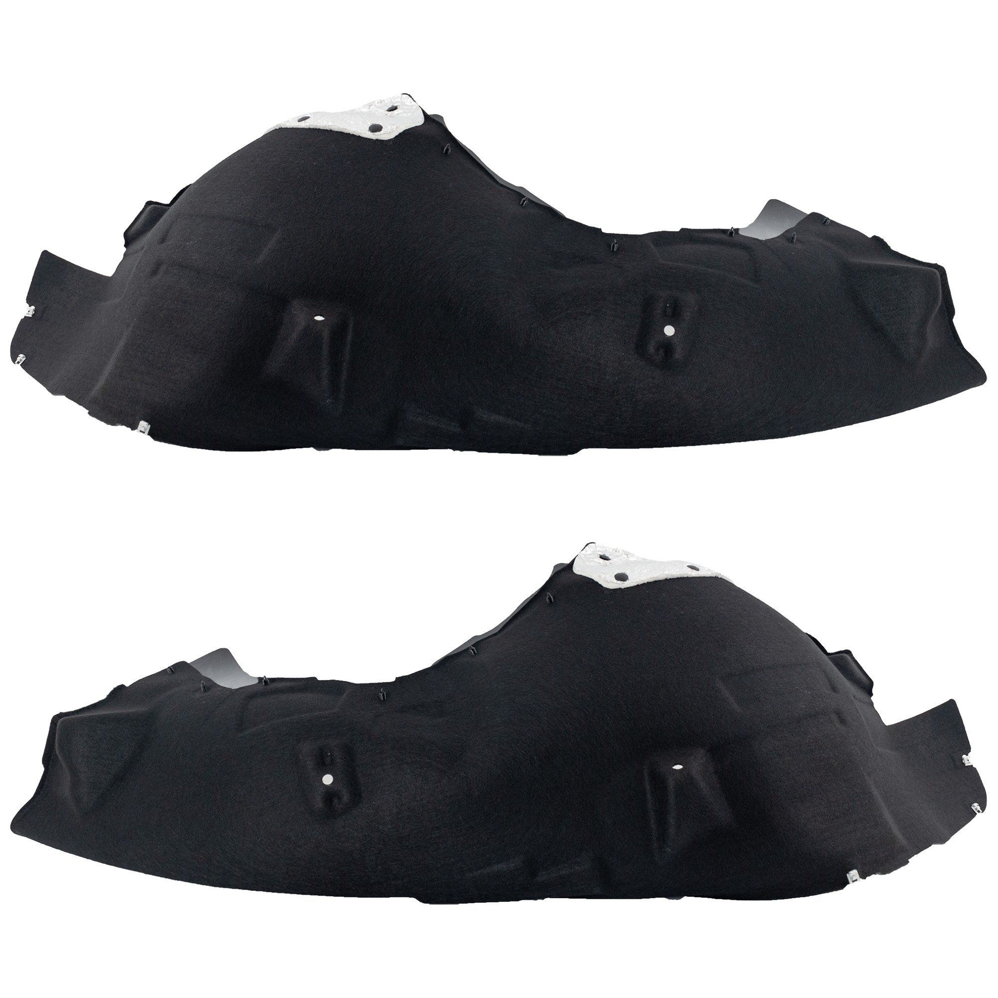 Front Fender Liner Vacuum Form Pair/Set for 2021-2023 Ford F-150 XLT Models, Plastic with Insulation Foam and Aluminum Pad, for 2.7L/3.3L/5.0L Engine, Right (Passenger) and Left (Driver) Replacement