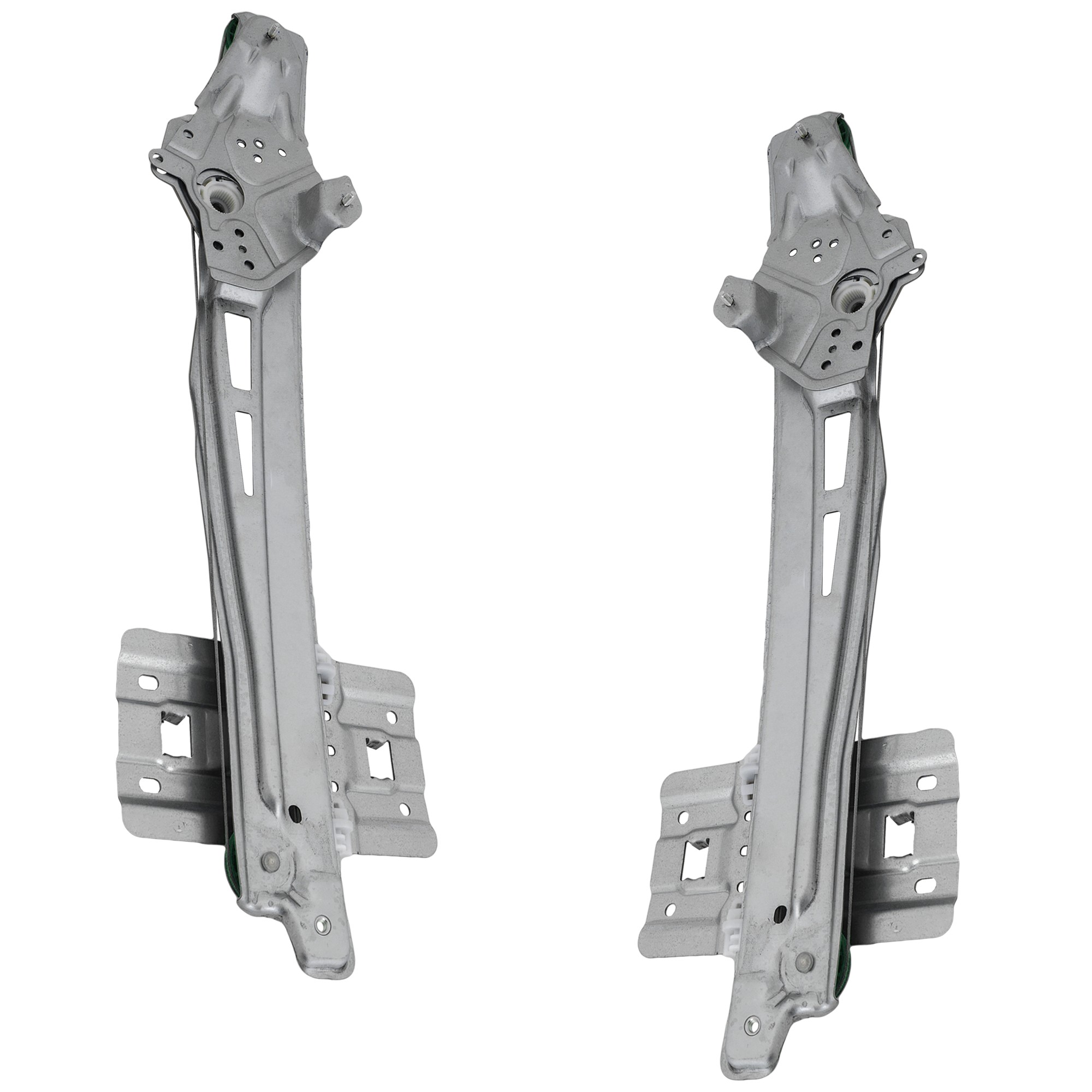 Front Window Regulator Pair/Set for Ford Explorer 2011-2017 / Explorer Police 2013-2017, Power, with Motor, Right (Passenger) and Left (Driver), Replacement