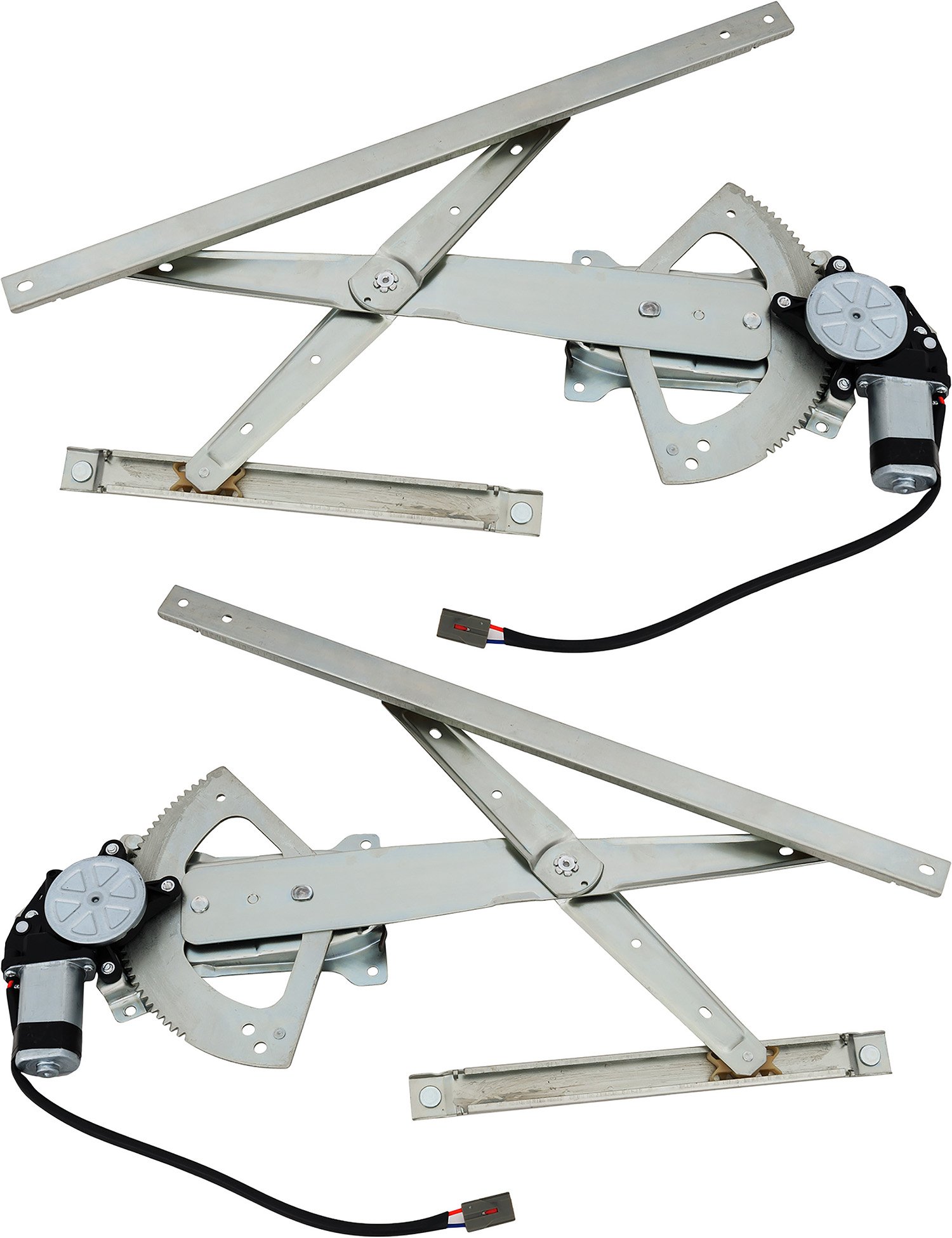 Pair/Set - Front Window Regulator with Motor for Ford Explorer 1991-2003, Explorer Sport Trac 2001-2005, Right (Passenger) and Left (Driver) Replacement Set