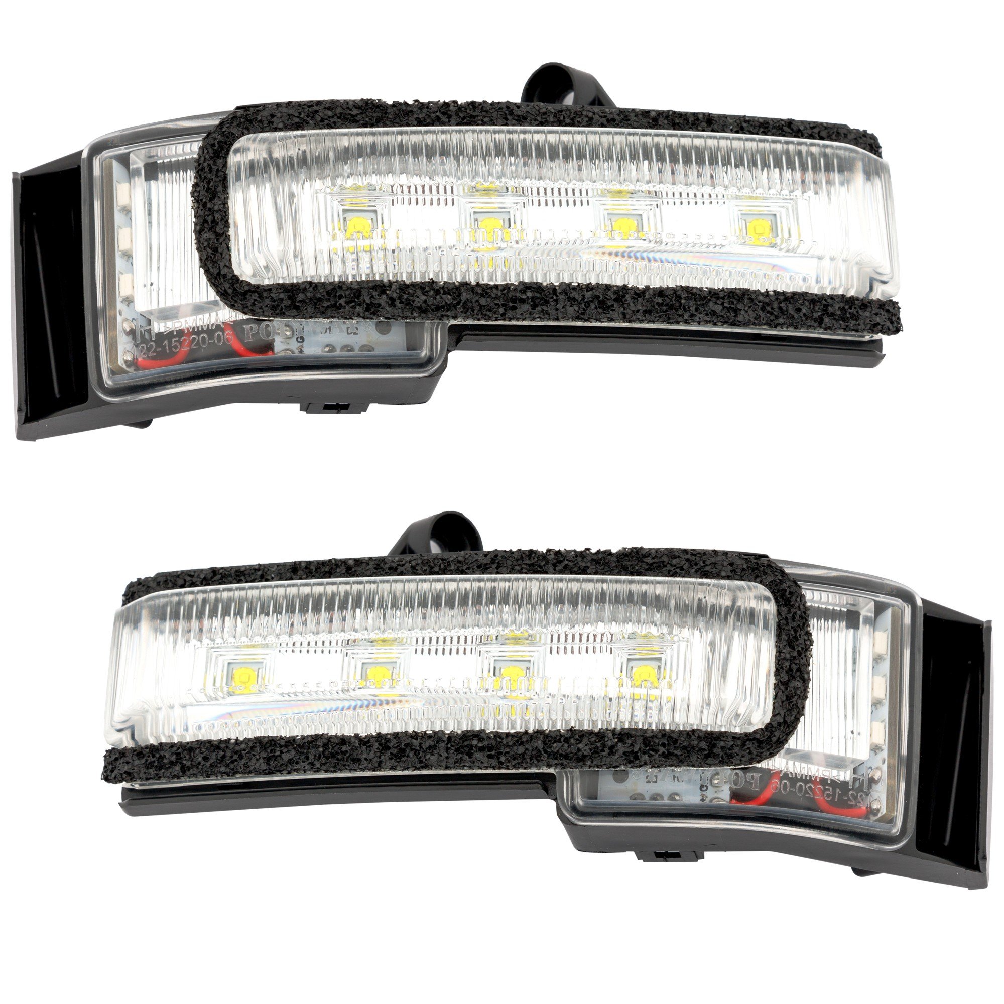Mirror Signal Light Pair/Set for Ford F-150 2015-2018, Right (Passenger) and Left (Driver) with Spot Light, Replacement