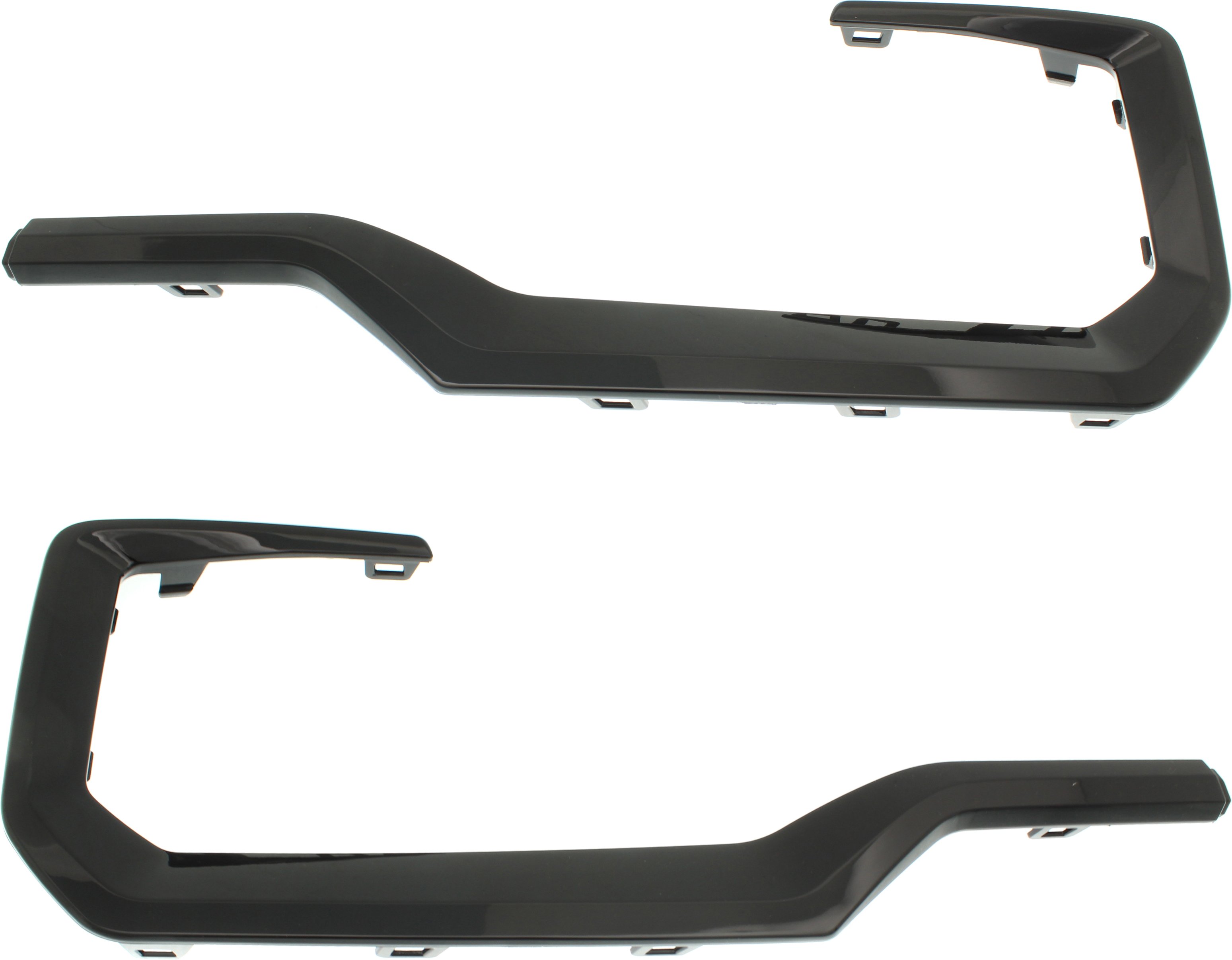 Gloss Black Rear Bumper Molding for 2017 Terrain, Right (Passenger) and Left (Driver), Excludes Denali Model - Replacement Pair/Set
