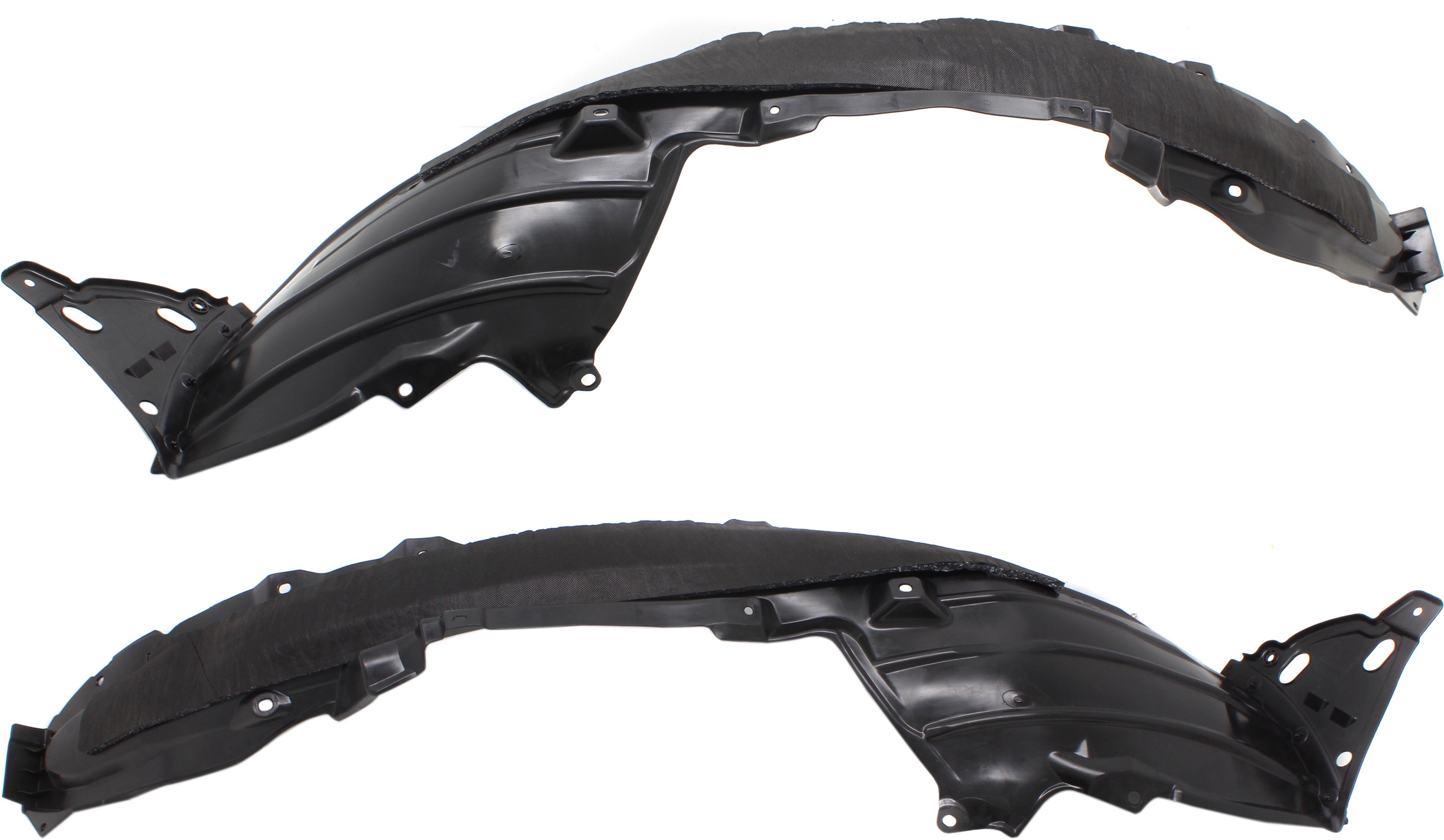 Front Fender Liner Pair/Set for 2017-2022 Honda CR-V, Right (Passenger) and Left (Driver) Sides, Direct Replacement