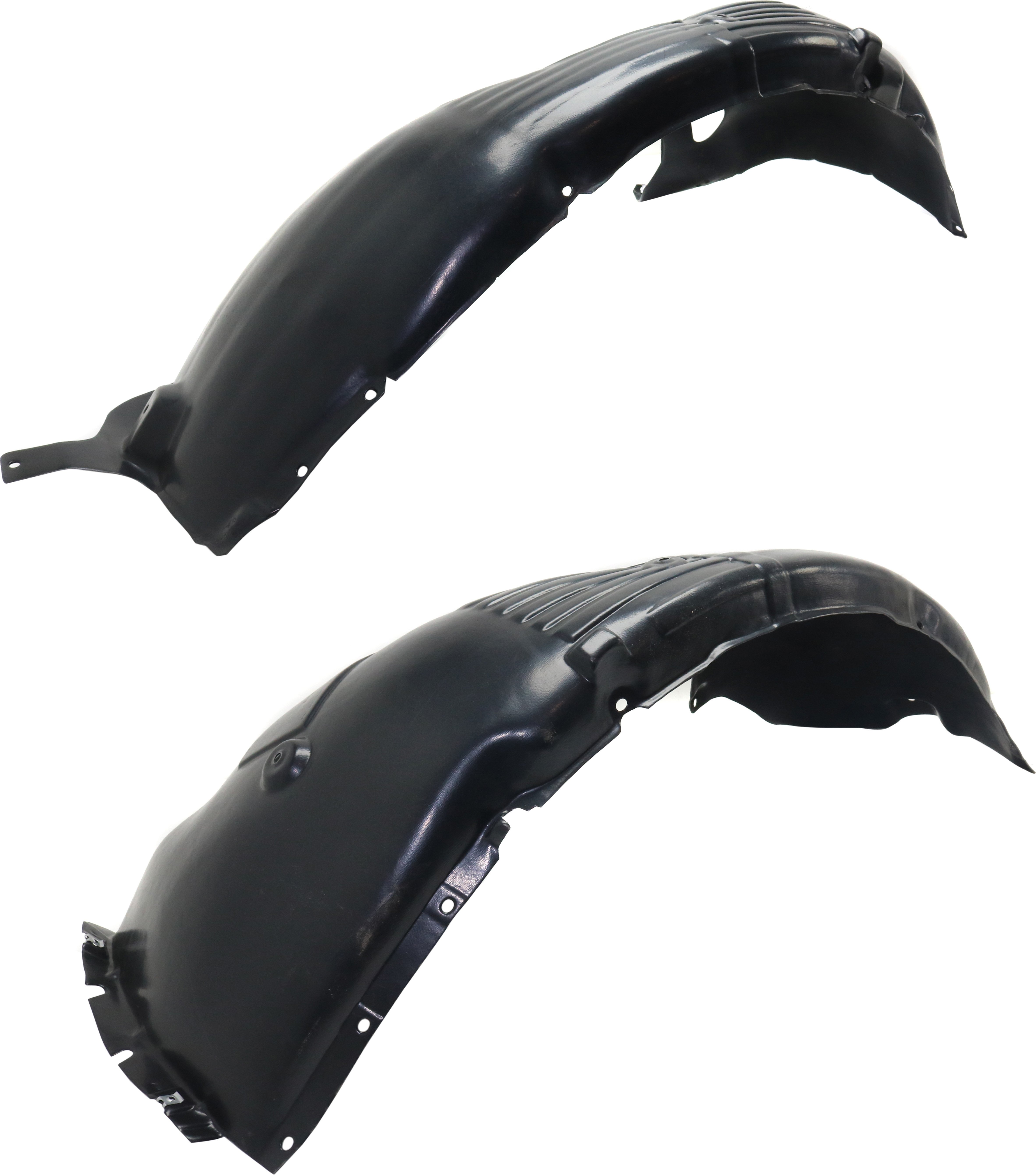 Front Fender Liner Pair/Set for Hyundai Sonata 2015-2017, Right (Passenger) and Left (Driver), Compatible with Limited, 2.4L Engine, Sport and Ultimate Models, Excluding Hybrid. Replacement