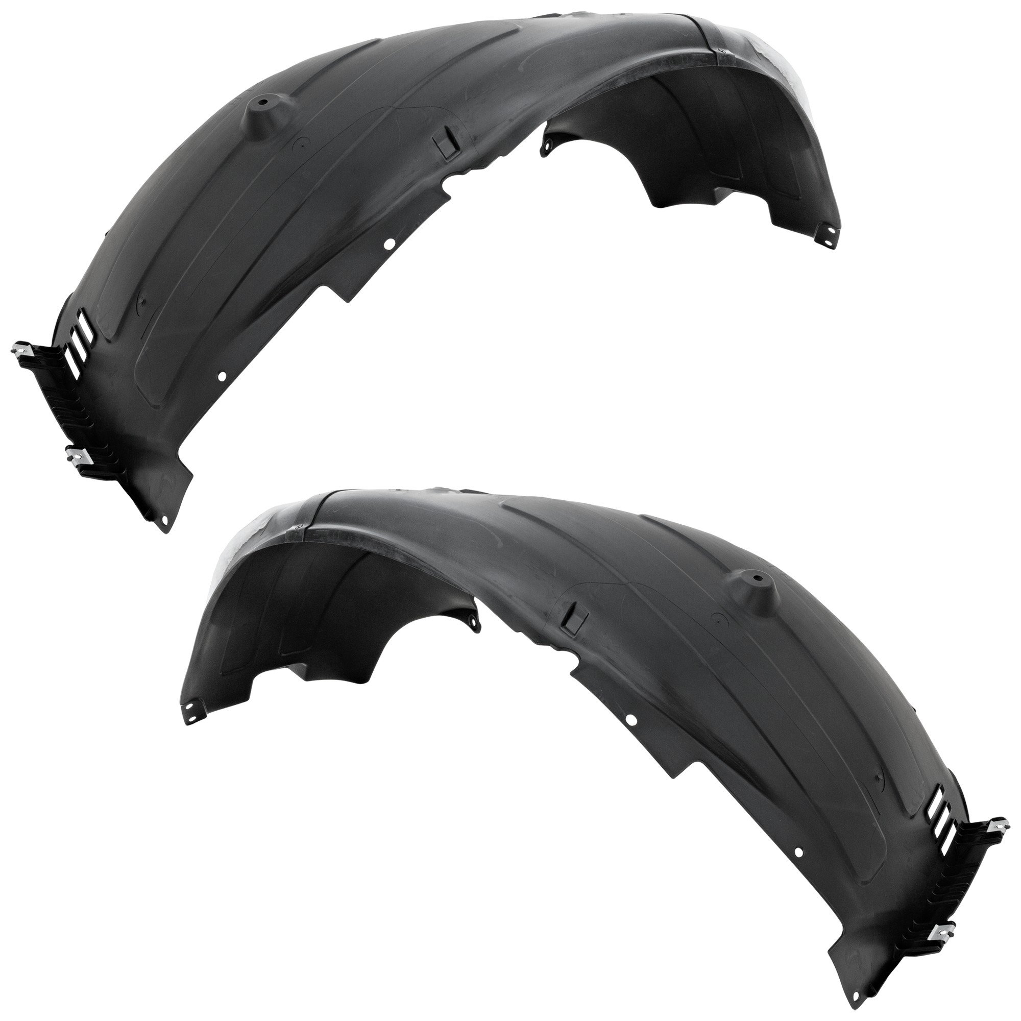 Front Fender Liner Pair/Set for Hyundai Sonata 2020-2022, Right (Passenger) and Left (Driver), Plastic, Injection Form, Suitable for Limited, Luxury, N Line, Sel, Sel Plus, Sport, Ultimate Models, Replacement