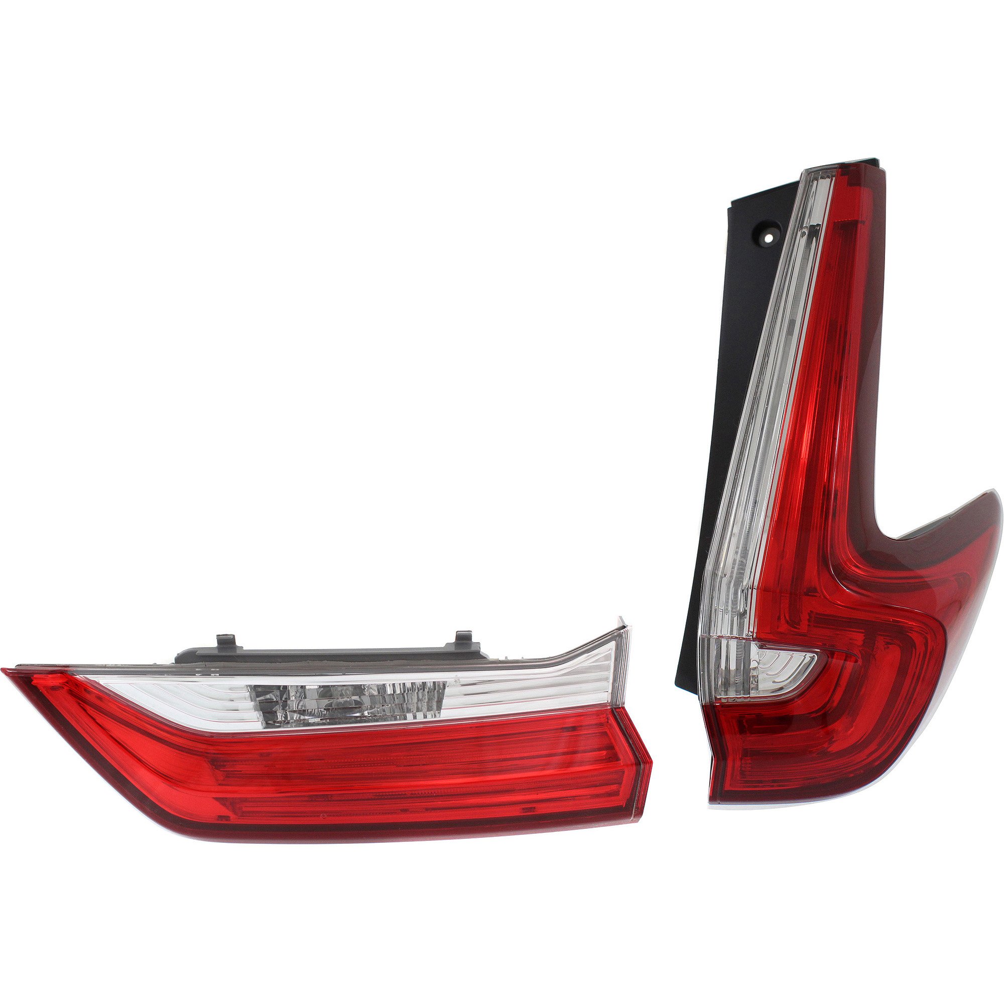 Tail Light Assembly for Honda CR-V 2017-2019, Right (Passenger) Side, Inner and Outer, Halogen Set of 2, Replacement Set