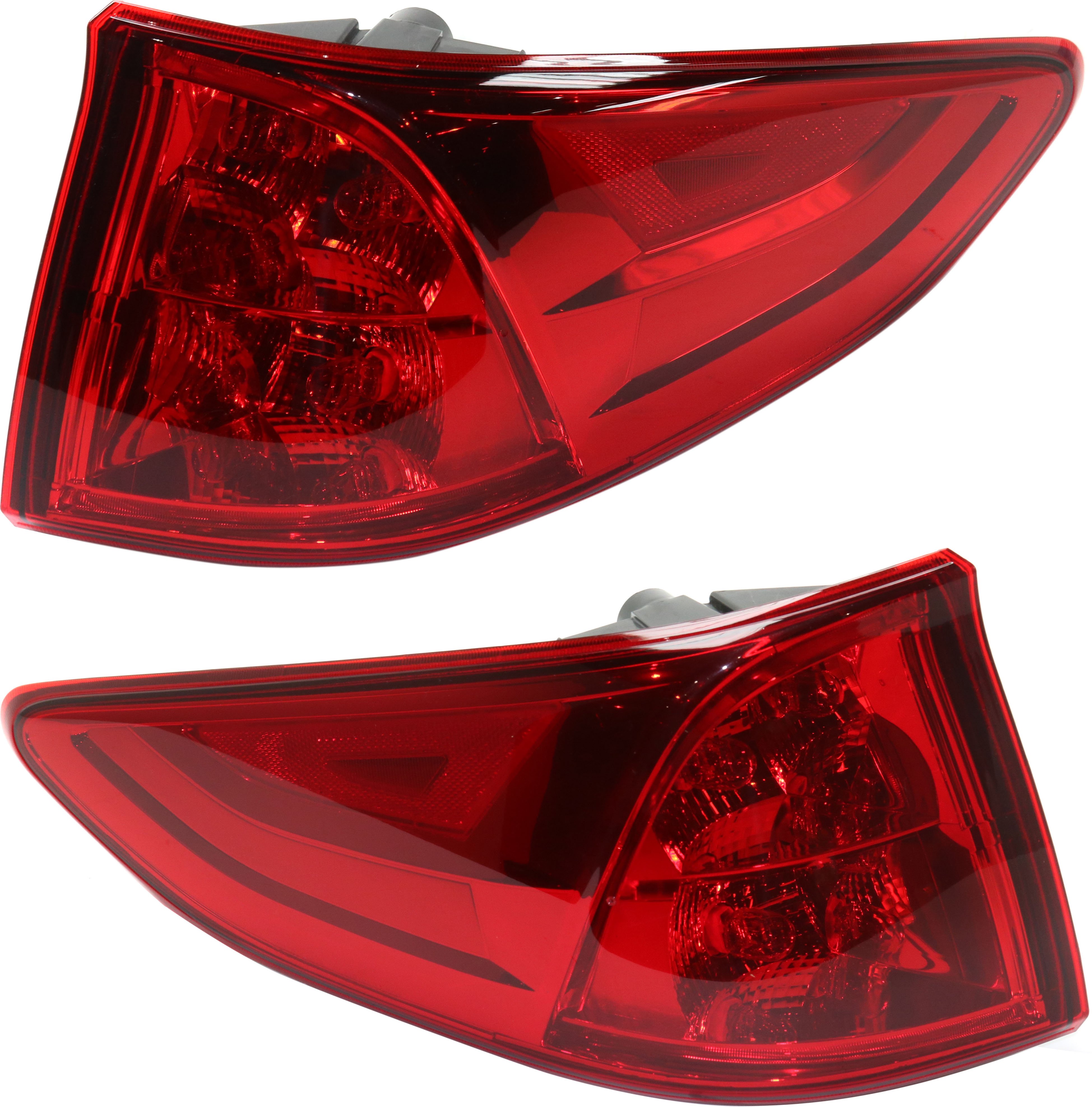 LED Tail Light Assembly for Honda Odyssey 2018-2023, Right (Passenger) and Left (Driver) Outer Replacement Pair/Set
