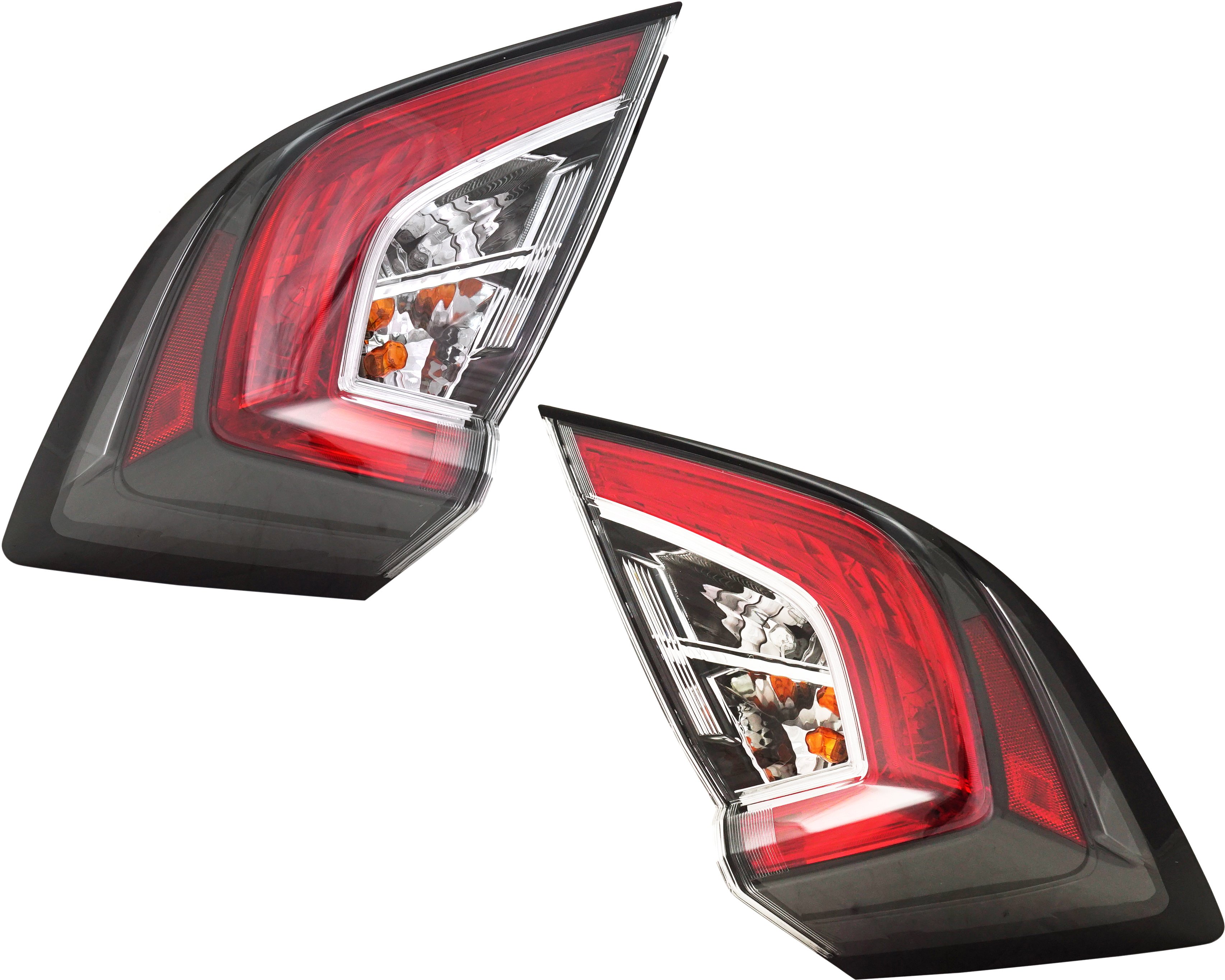 Tail Light Assembly Pair/Set for Honda Civic 2017-2021, Outer, Right (Passenger) and Left (Driver) Replacement