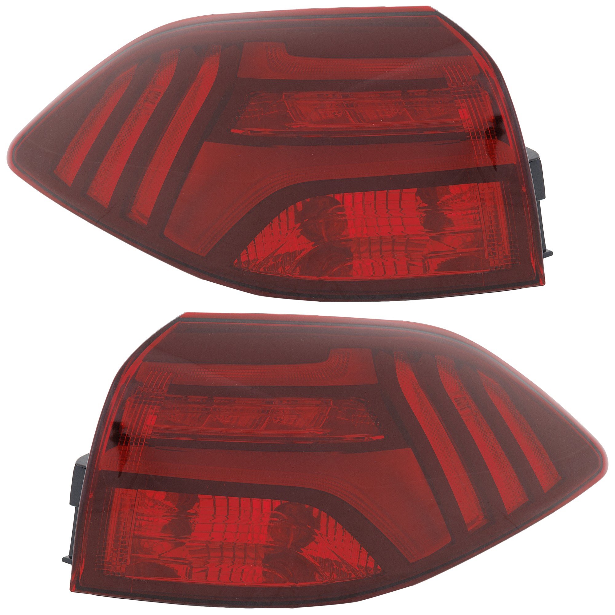 LED Tail Light Assembly Pair/Set for Hyundai Tucson 2019-2021, Outer, Right (Passenger) and Left (Driver), Replacement