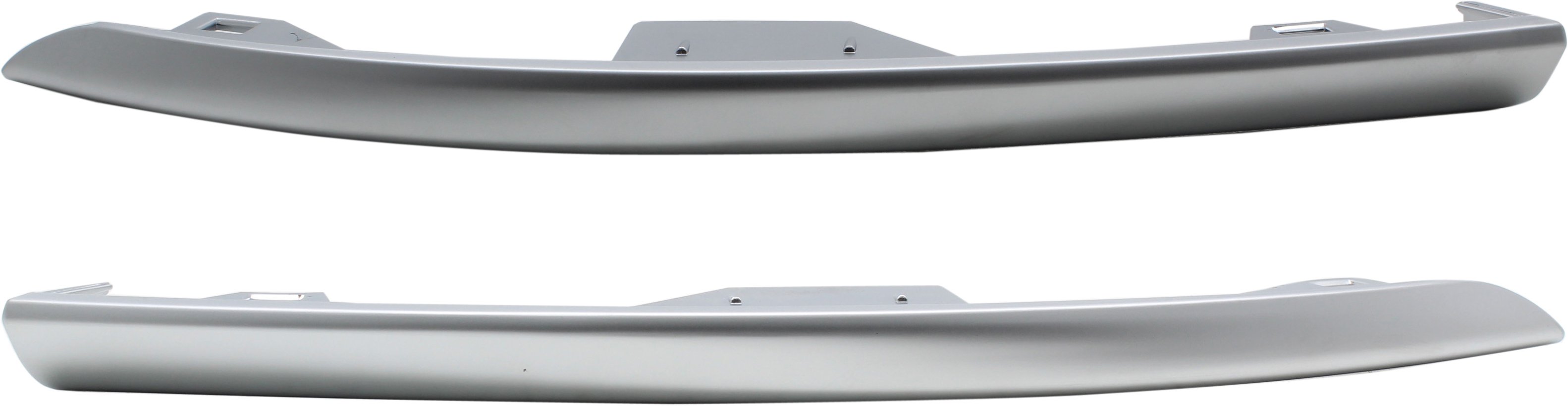 Front Bumper Molding Pair/Set for Jeep Grand Cherokee 2017-2021, Right (Passenger) and Left (Driver) Outer, Chrome Replacement