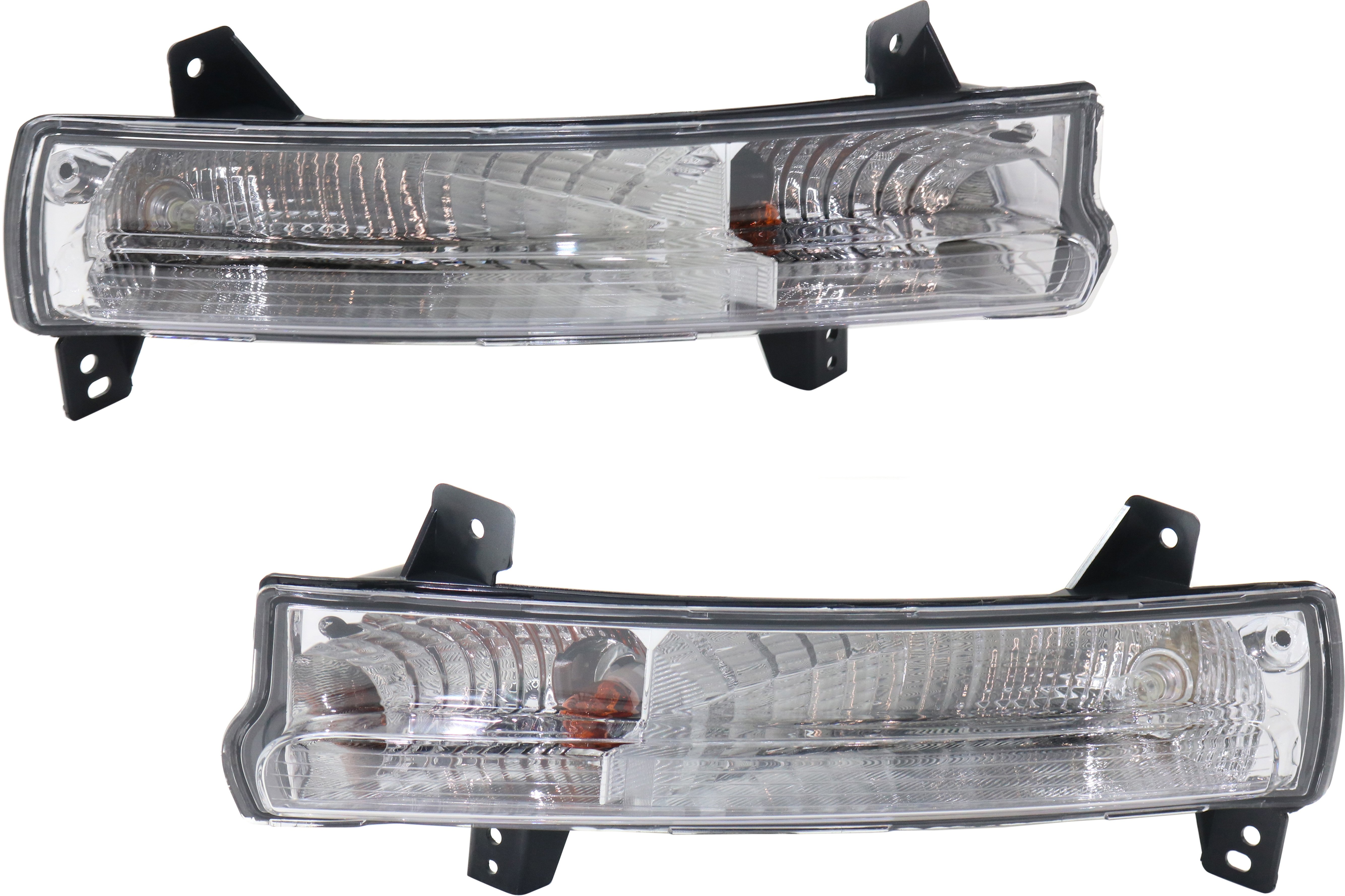 Pair/Set - Park Light Assembly for Jeep Compass 2017-2021, Right (Passenger) and Left (Driver), Replacement