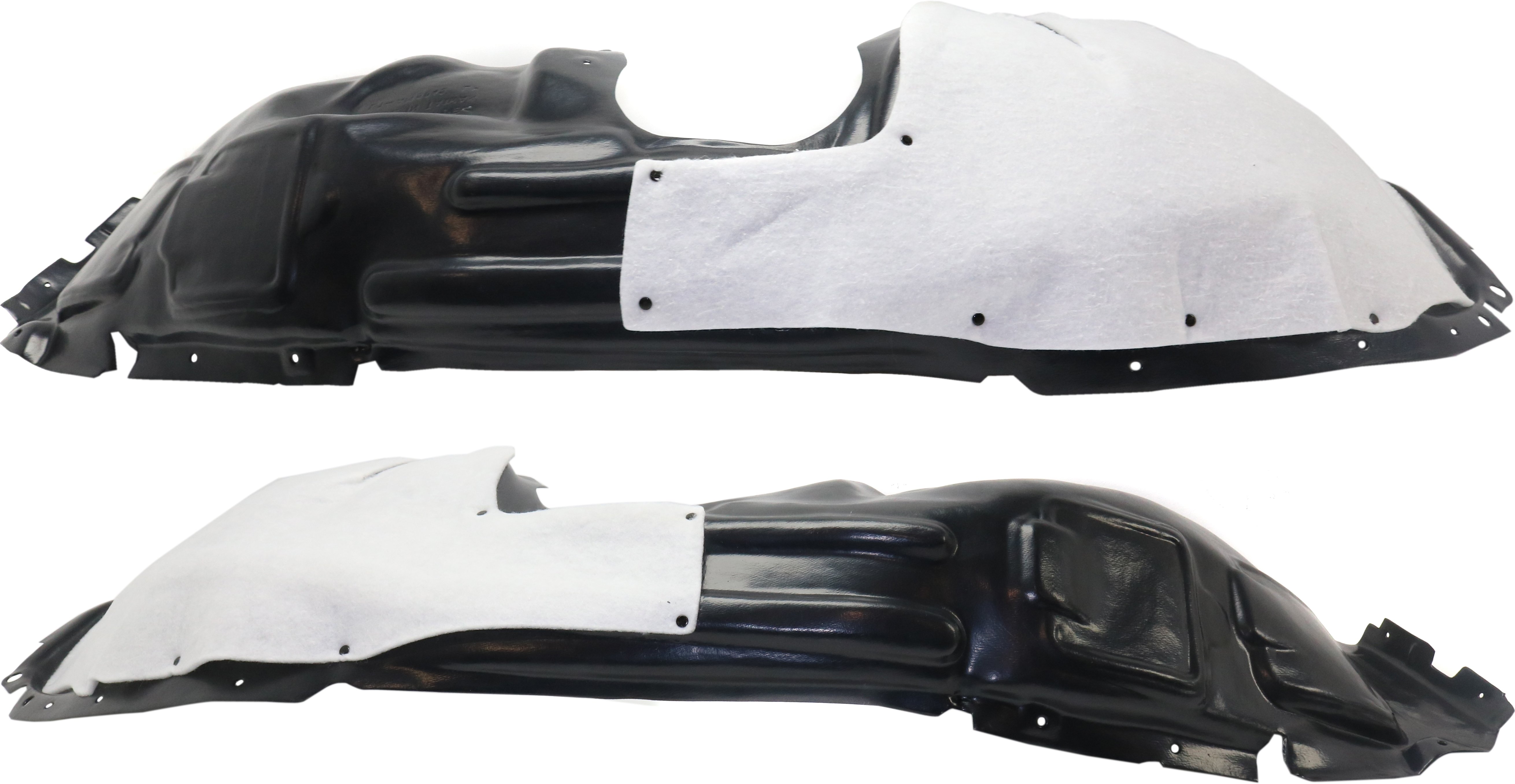 Front Fender Liner Pair/Set for 2014-2018 Jeep Cherokee, Right (Passenger) and Left (Driver), Pair/Set of 2 Replacement