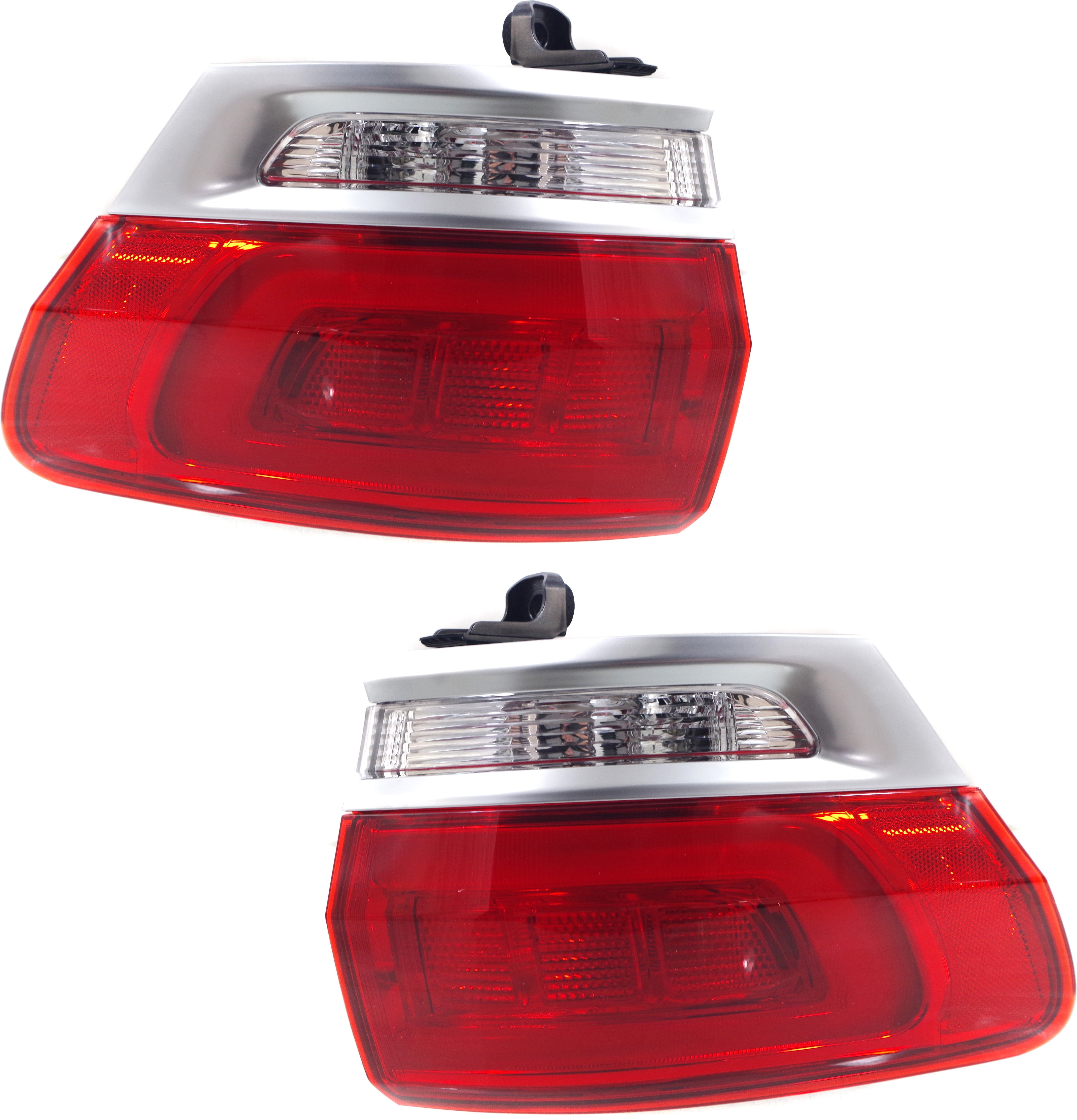 Outer Tail Light Assy Pair/Set for 2014-2022 Grand Cherokee WK, Right (Passenger) and Left (Driver), Suitable for Laredo, Limited, Overland, Summit Models with Platinum Insert, Replacement