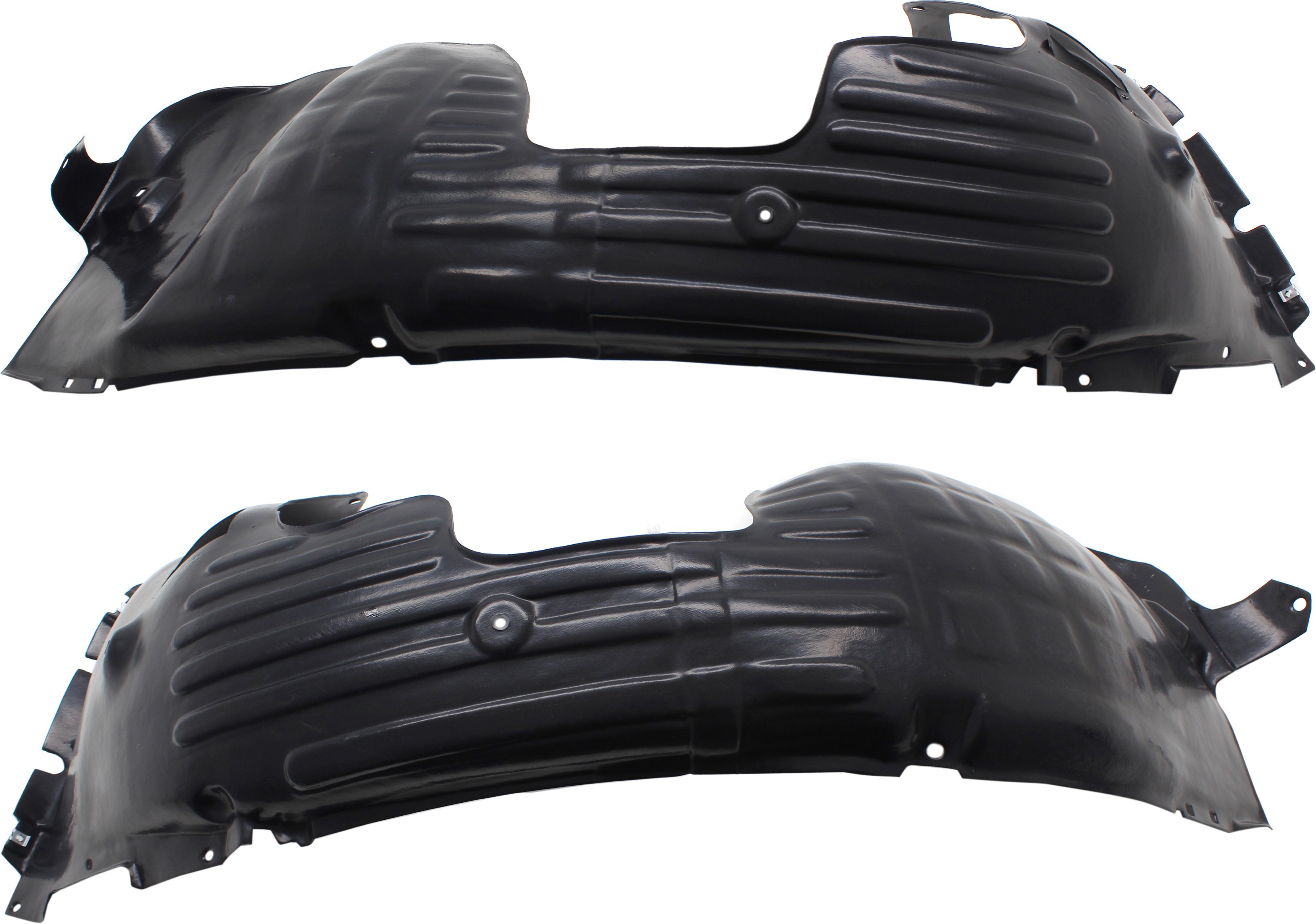 Front Fender Liner Pair/Set for 2016-2018 Optima, Right (Passenger) and Left (Driver), Excluding Hybrid Model, for Korea Built Vehicle, Replacement
