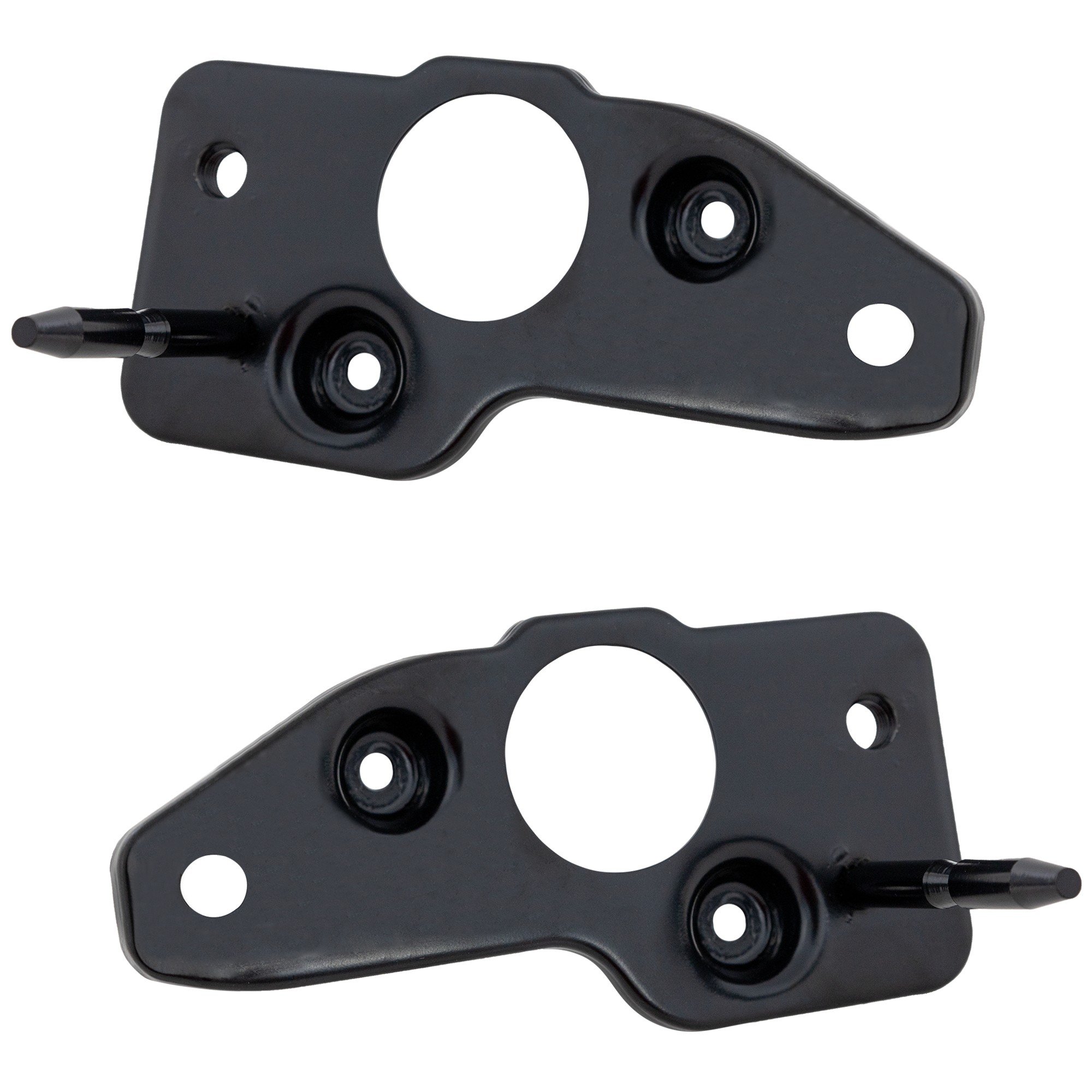 Rear Bumper Bracket Pair/Set for Kia Forte Sedan (2019-2021) - Right (Passenger) & Left (Driver), Steel - Replacement