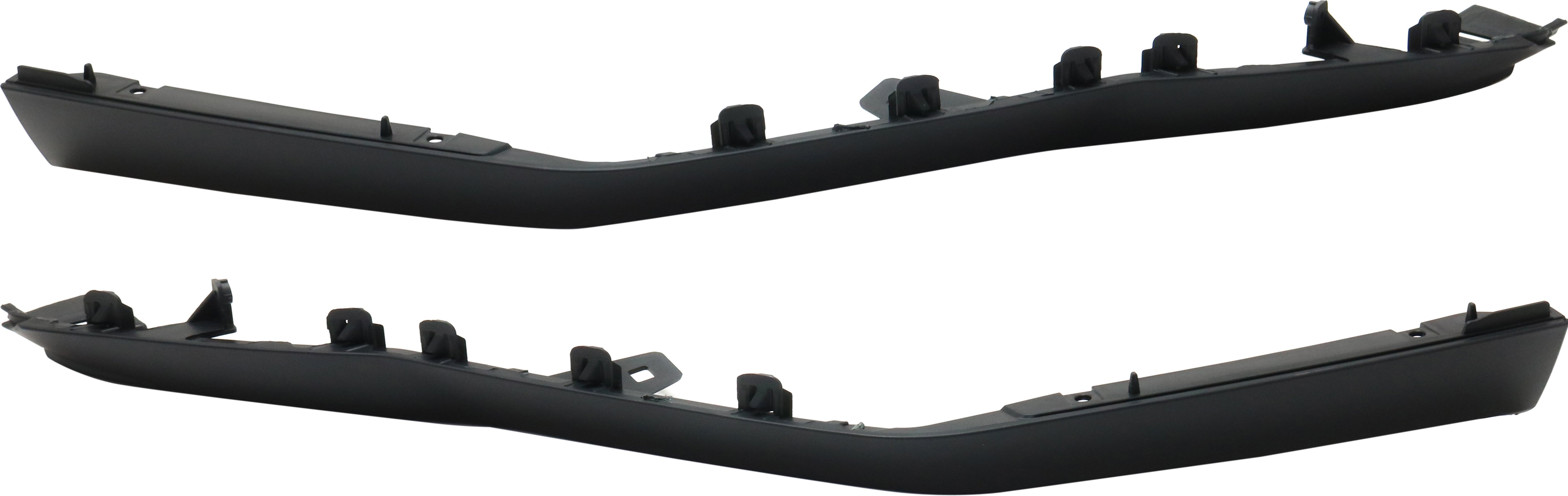 Front Bumper Pad Pair/Set for Lexus RX350/RX450H 2016-2019, Right (Passenger) and Left (Driver) Guard Cover, Excluding F Sport Package - Replacement