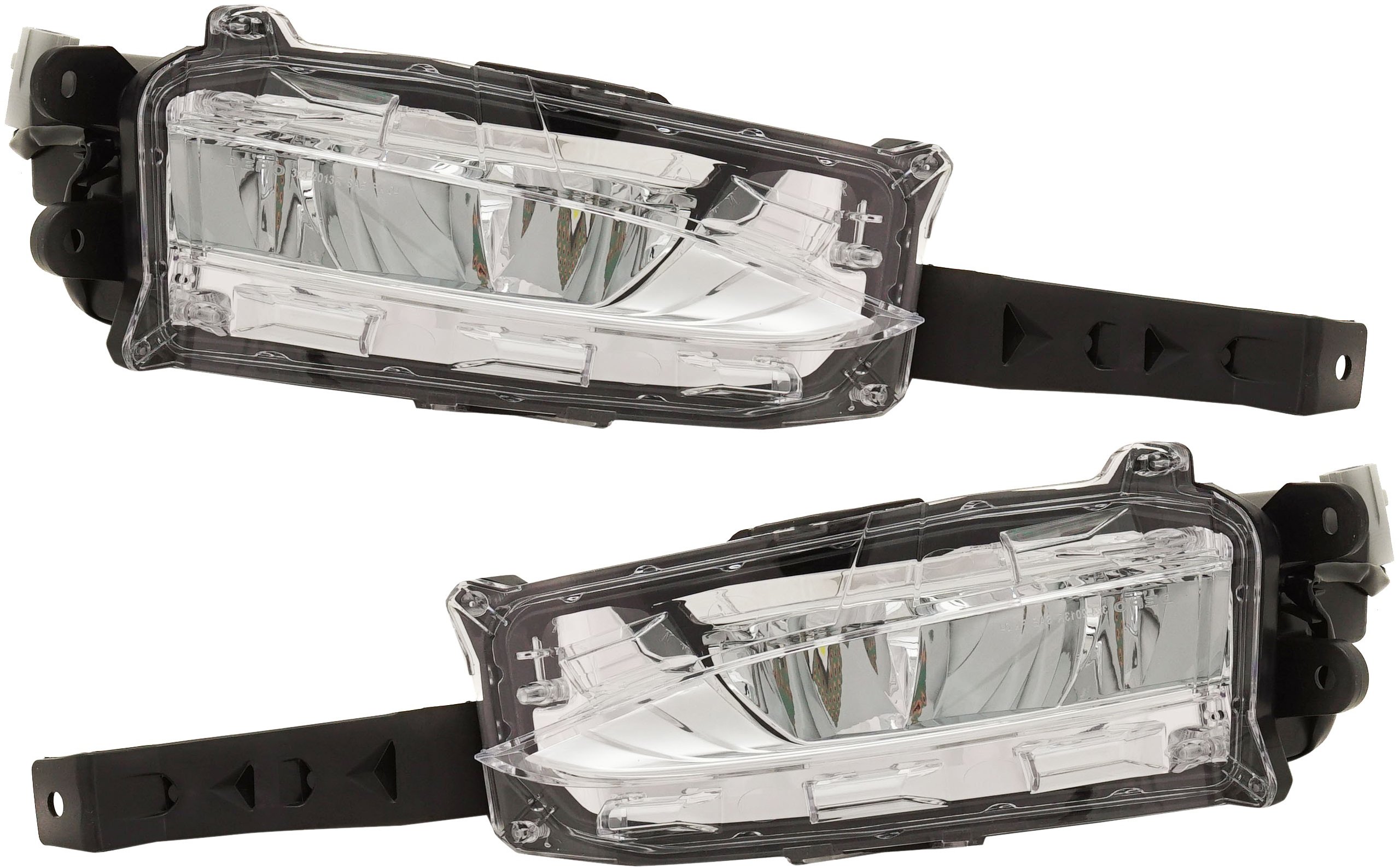 Pair/Set - Front Fog Light Assembly for 2015-2017 NX200T/NX300H, Halogen, Right (Passenger) and Left (Driver), w/ F Sport Package, Lexus Replacement