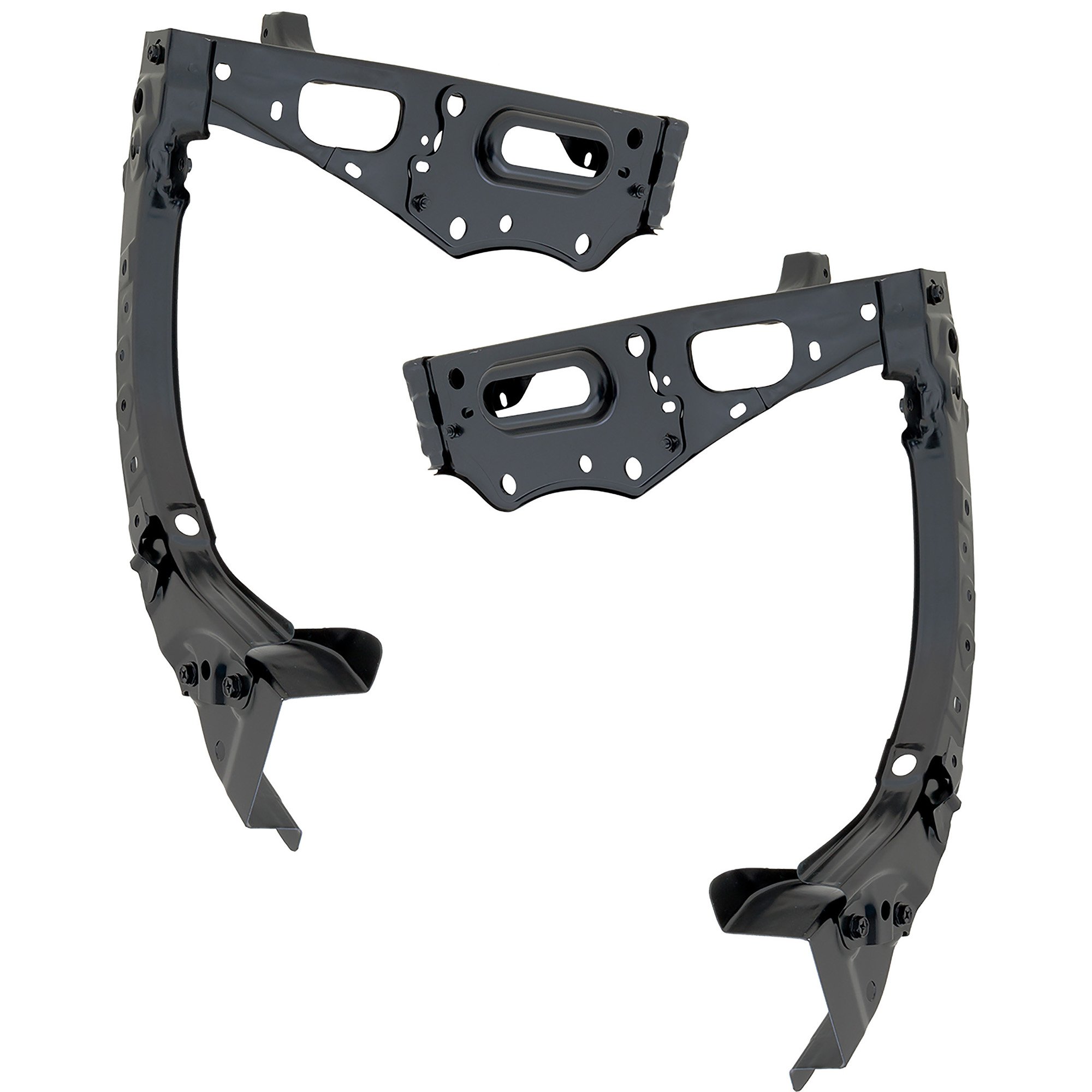 Radiator Support Upper Right (Passenger) and Left (Driver) Steel Pair/Set for Lexus GS300 2006-2007 and GS450H 2007, Replacement