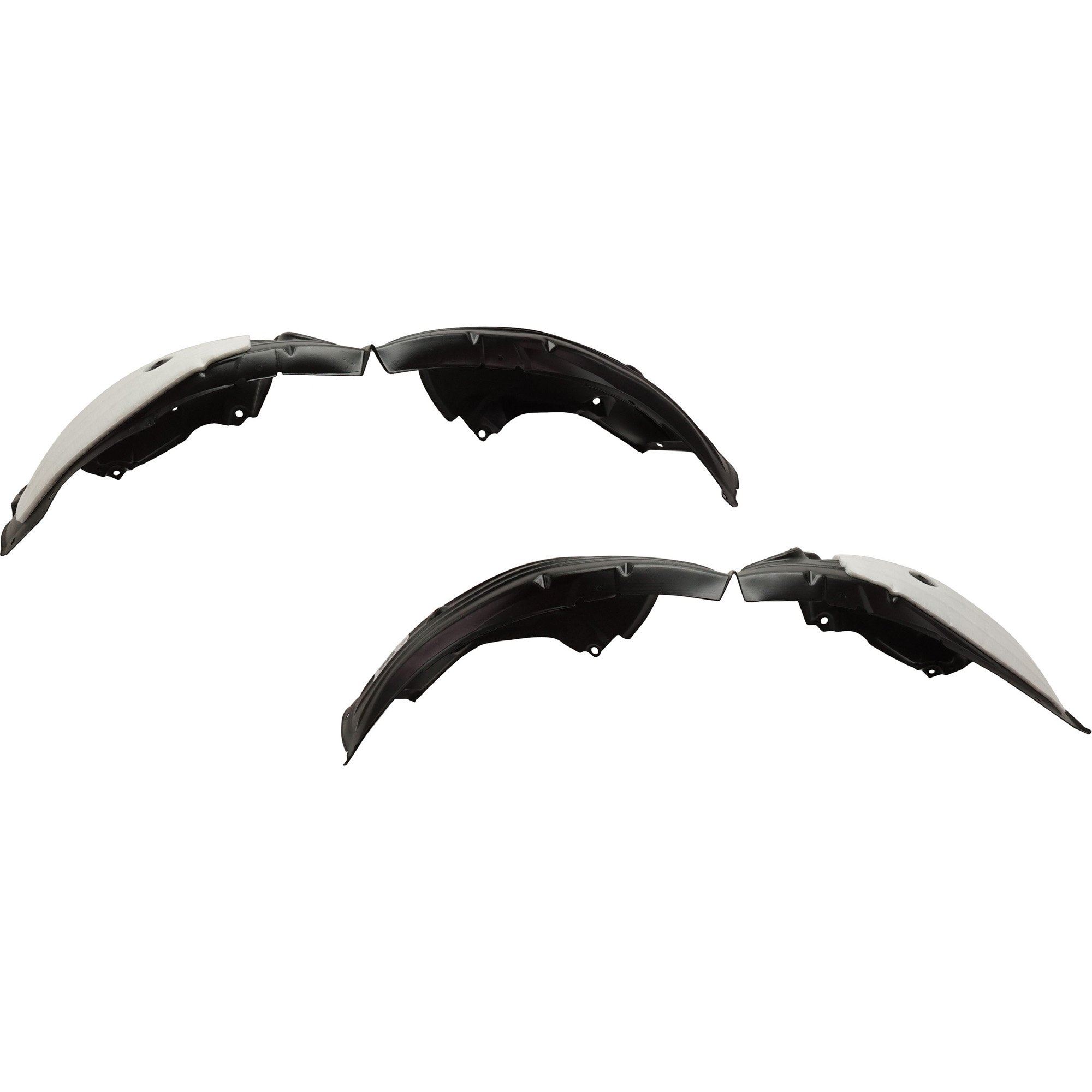Front Fender Liner Pair/Set for 2019-2023 Mazda 3, Right (Passenger) and Left (Driver), Replacement