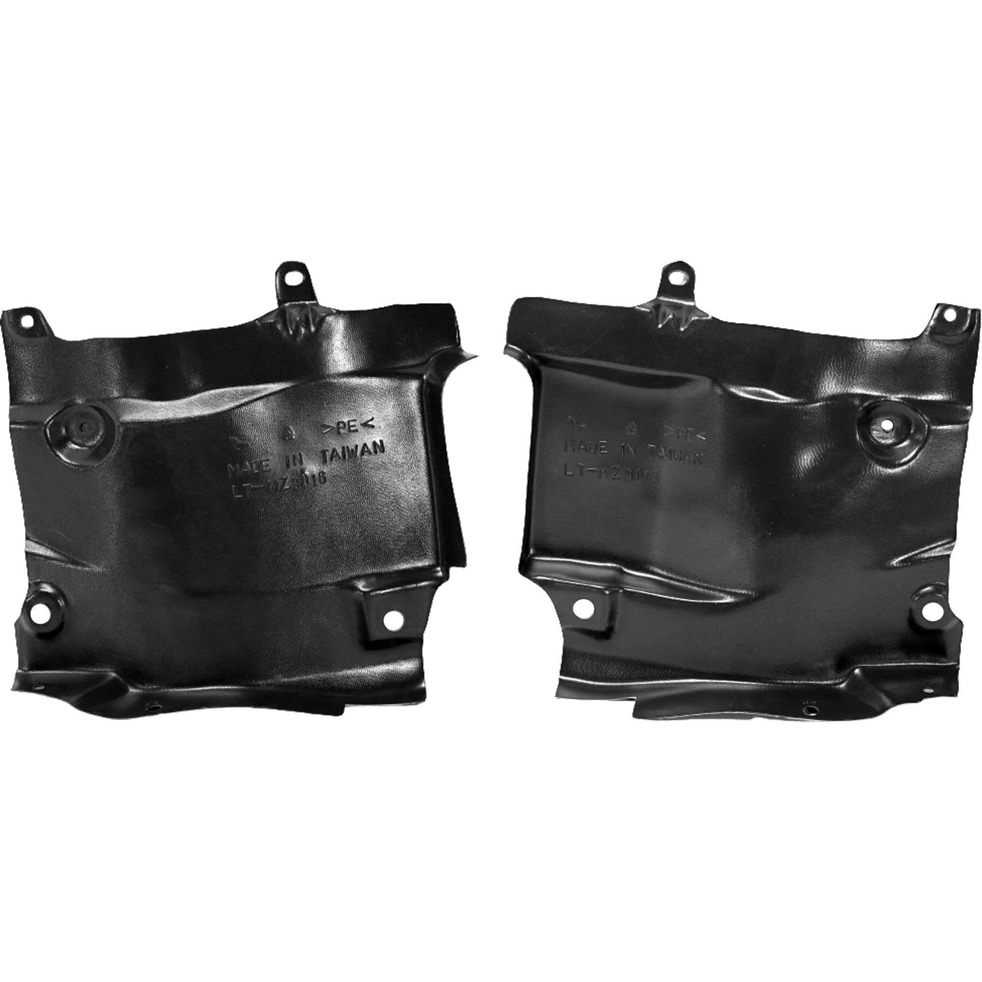 Engine Splash Shield Pair/Set for Mazda Mazda 3 2019-2020, Right (Passenger) and Left (Driver), Built for Japan Vehicles, Replacement