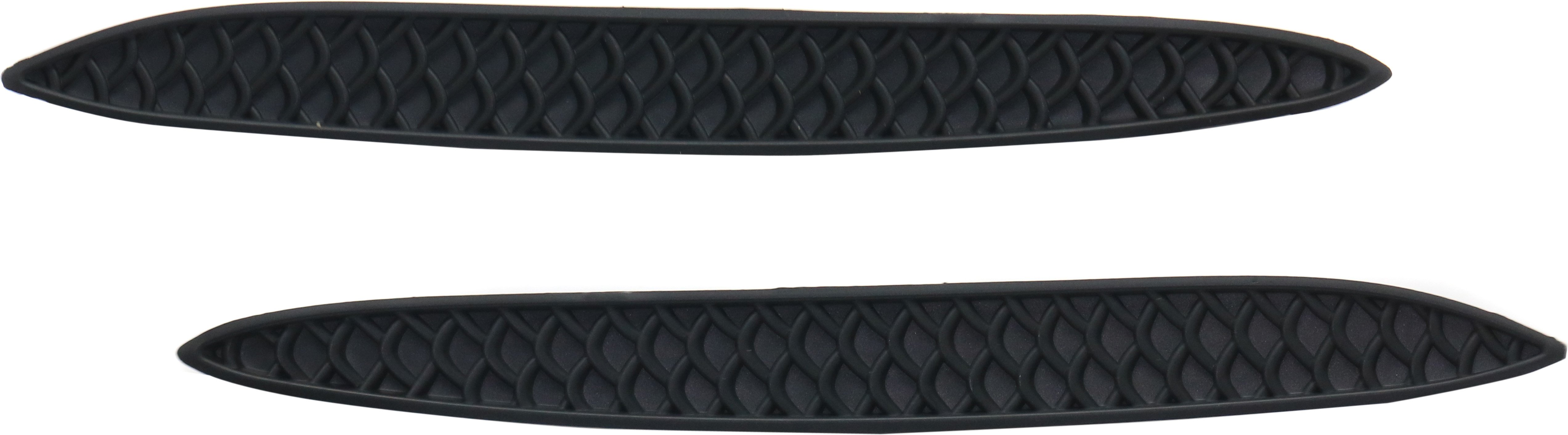Rear Bumper Molding Pair/Set for Mercedes-Benz C300/C43 AMG, 2017-2023, Right (Passenger) and Left (Driver), C300 with AMG Styling Package, Coupe/Convertible - Replacement 