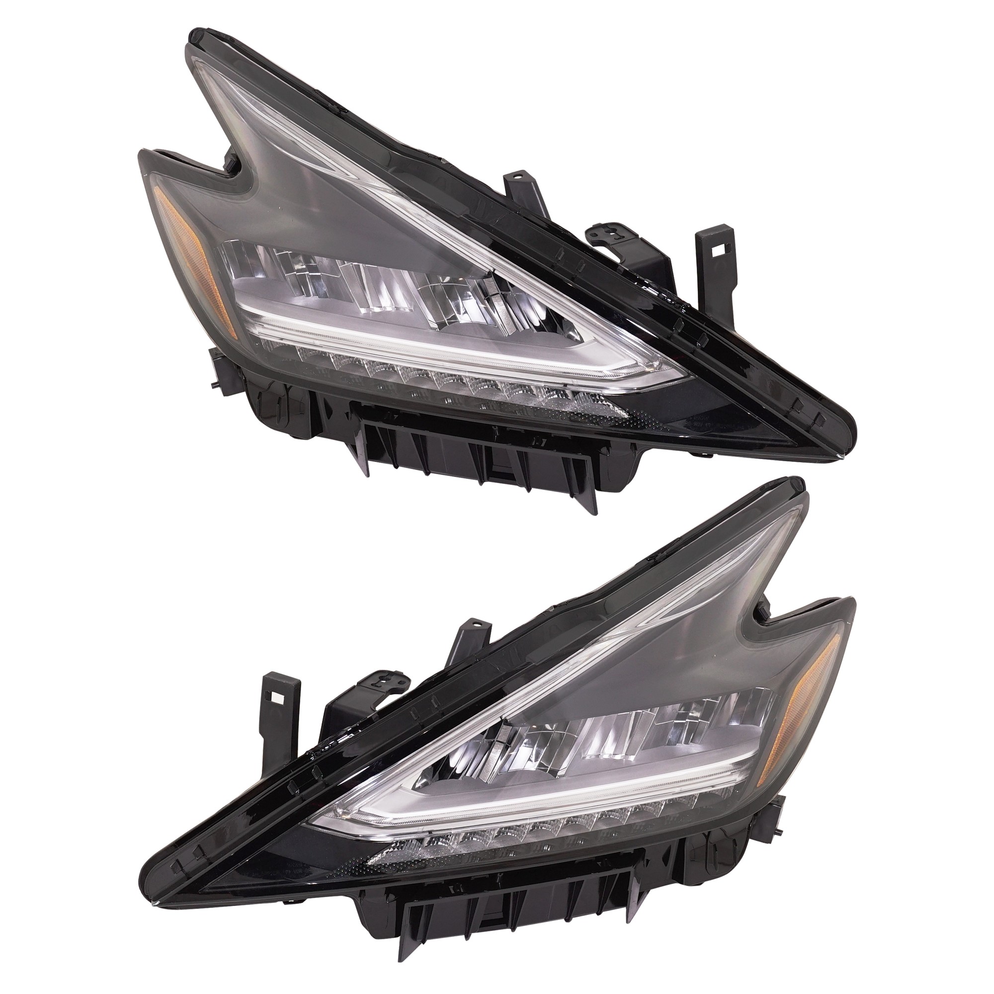 Headlight Assembly LED Pair/Set for Nissan Murano 2019-2021, Right (Passenger) and Left (Driver), Replacement