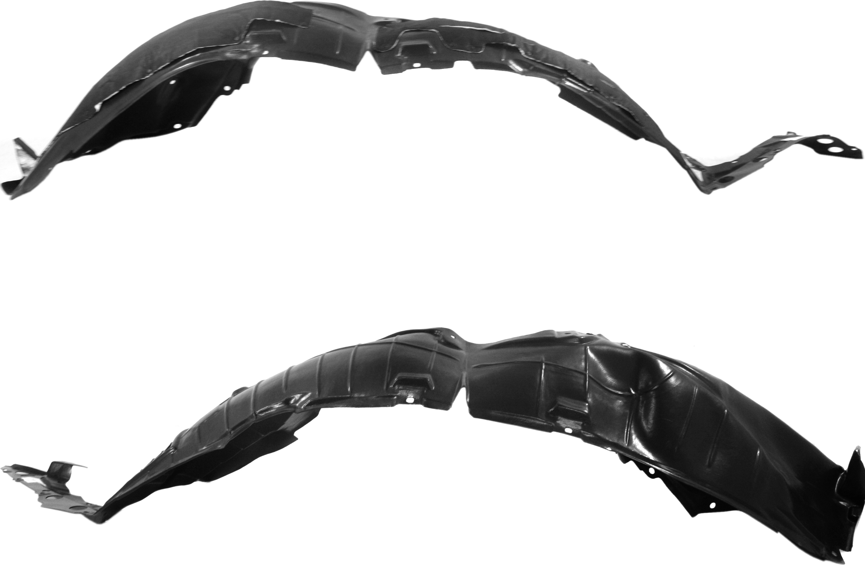 Front Fender Liner Pair/Set for 2016-2023 Nissan Maxima, Right (Passenger) and Left (Driver) Sides with Insulation Foam, Replacement