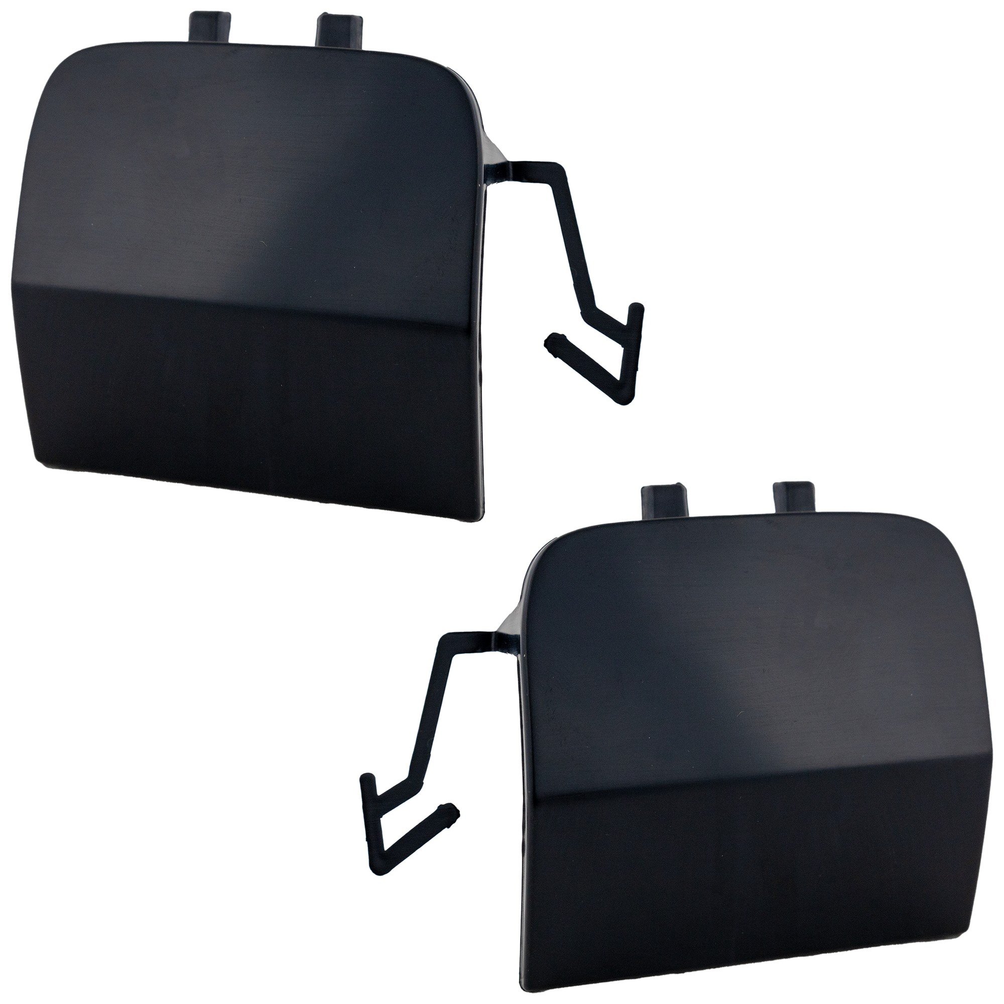 Front Bumper Tow Hook Cover Pair/Set for Porsche Cayenne, Right (Passenger) & Left (Driver), Fit 2019-2022 Models, Replacement