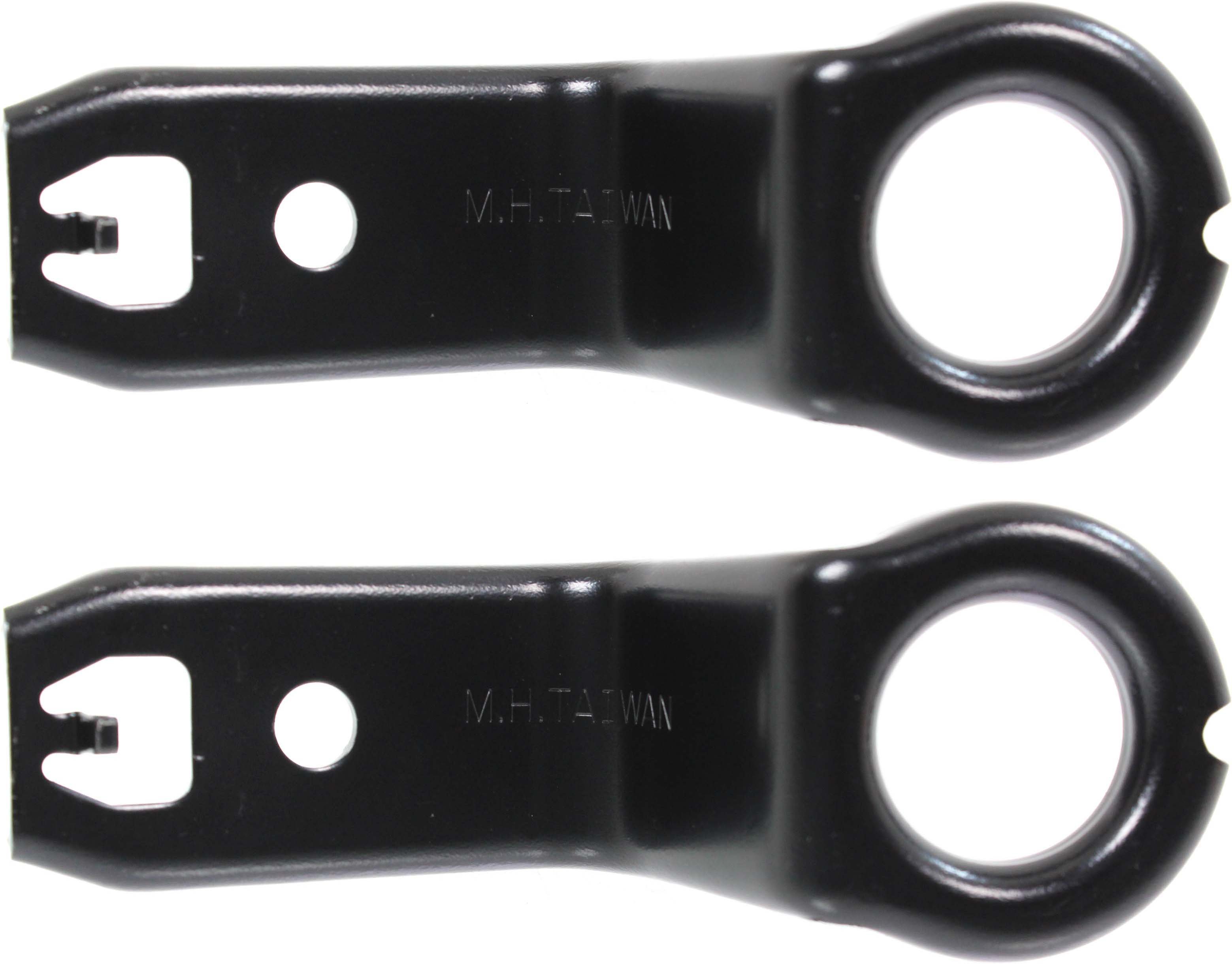 Upper Radiator Support Bracket Pair/Set for 2014-2019 Toyota Corolla, Right (Passenger) and Left (Driver), Steel, Excludes Base Model - Replacement