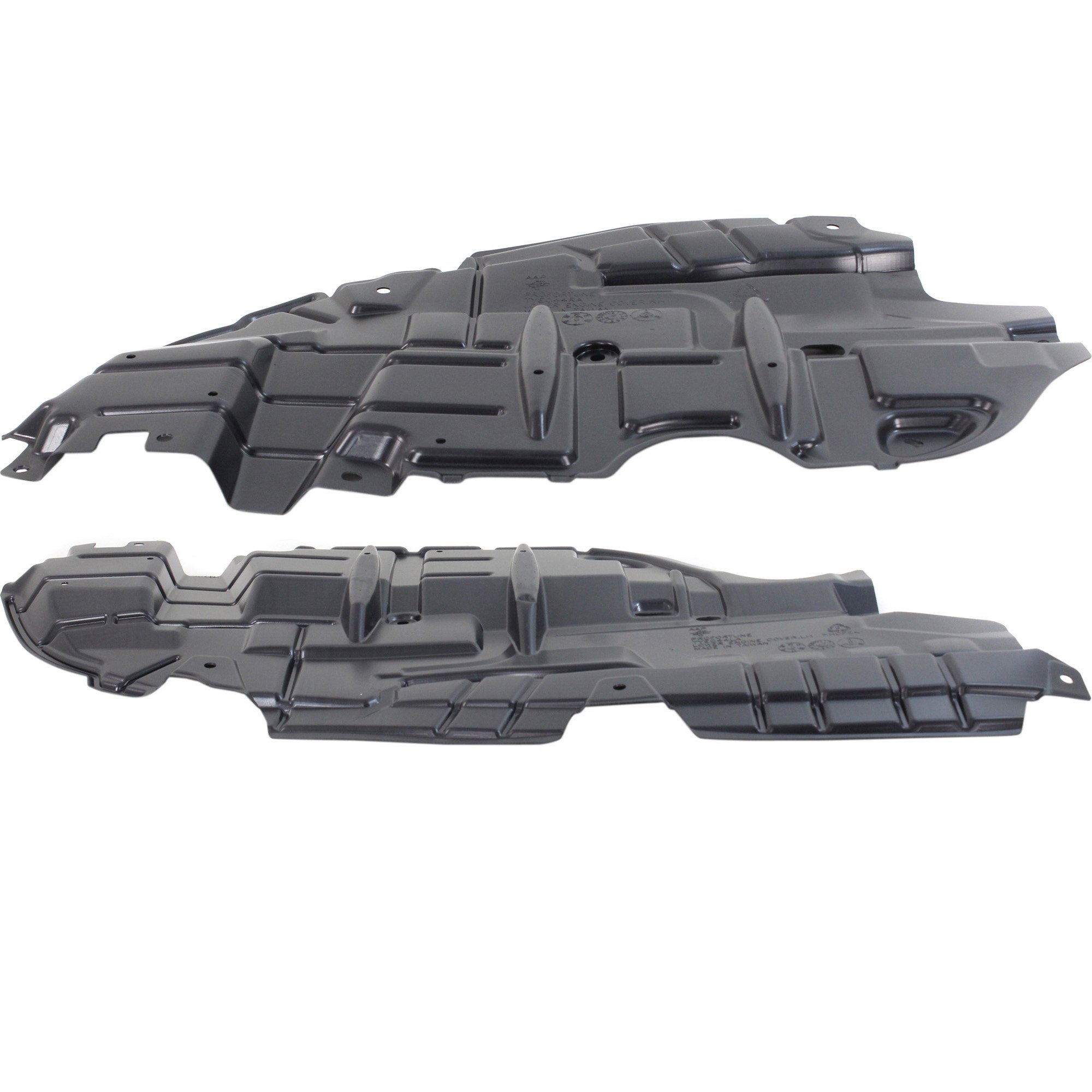 Engine Splash Shield Under Cover Pair/Set for 2016-2018 Toyota Avalon, Right (Passenger) and Left (Driver) Side Replacement