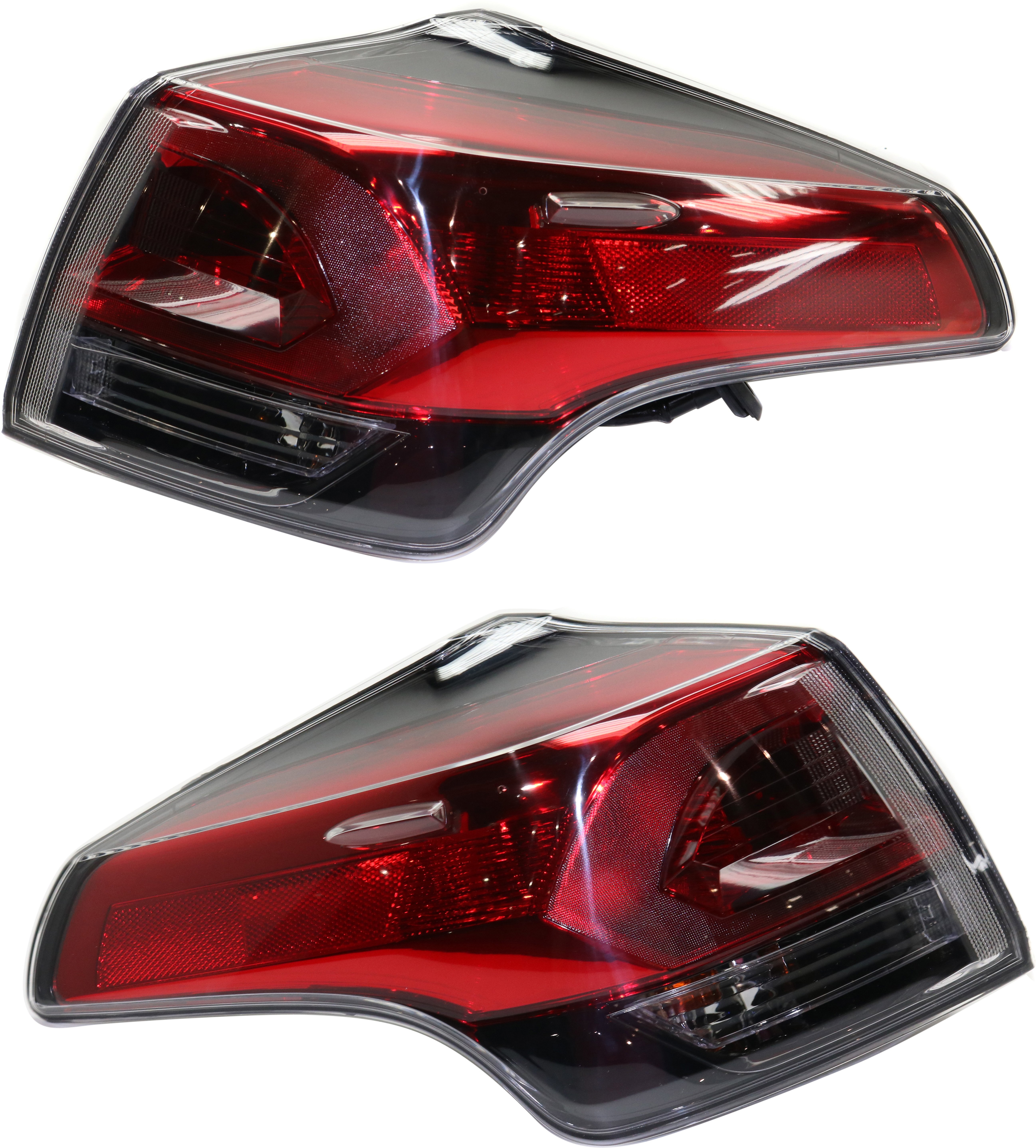 Outer Tail Light Assembly for Toyota RAV4 2016-2018 Right (Passenger) and Left (Driver), Halogen, Excludes Hybrid Model, North America Built Vehicle Replacement